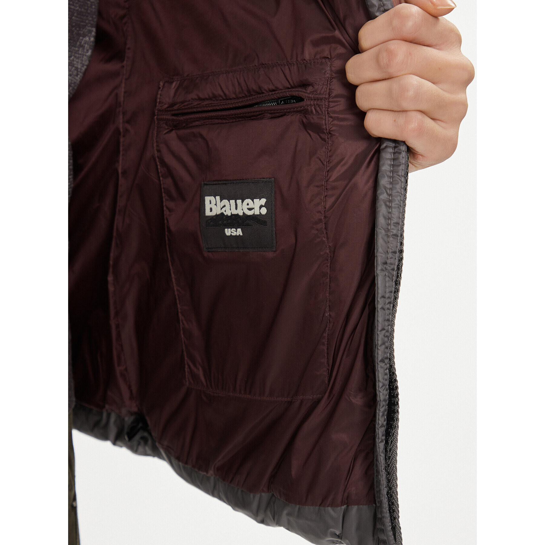 Blauer Vatovaná bunda 23WBLDC03141 Sivá Regular Fit - Pepit.sk