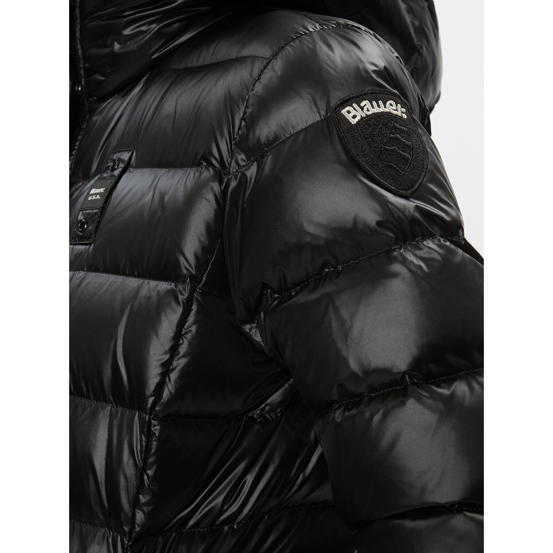 Blauer Vatovaná bunda 23WBLDK03090 Čierna Regular Fit - Pepit.sk