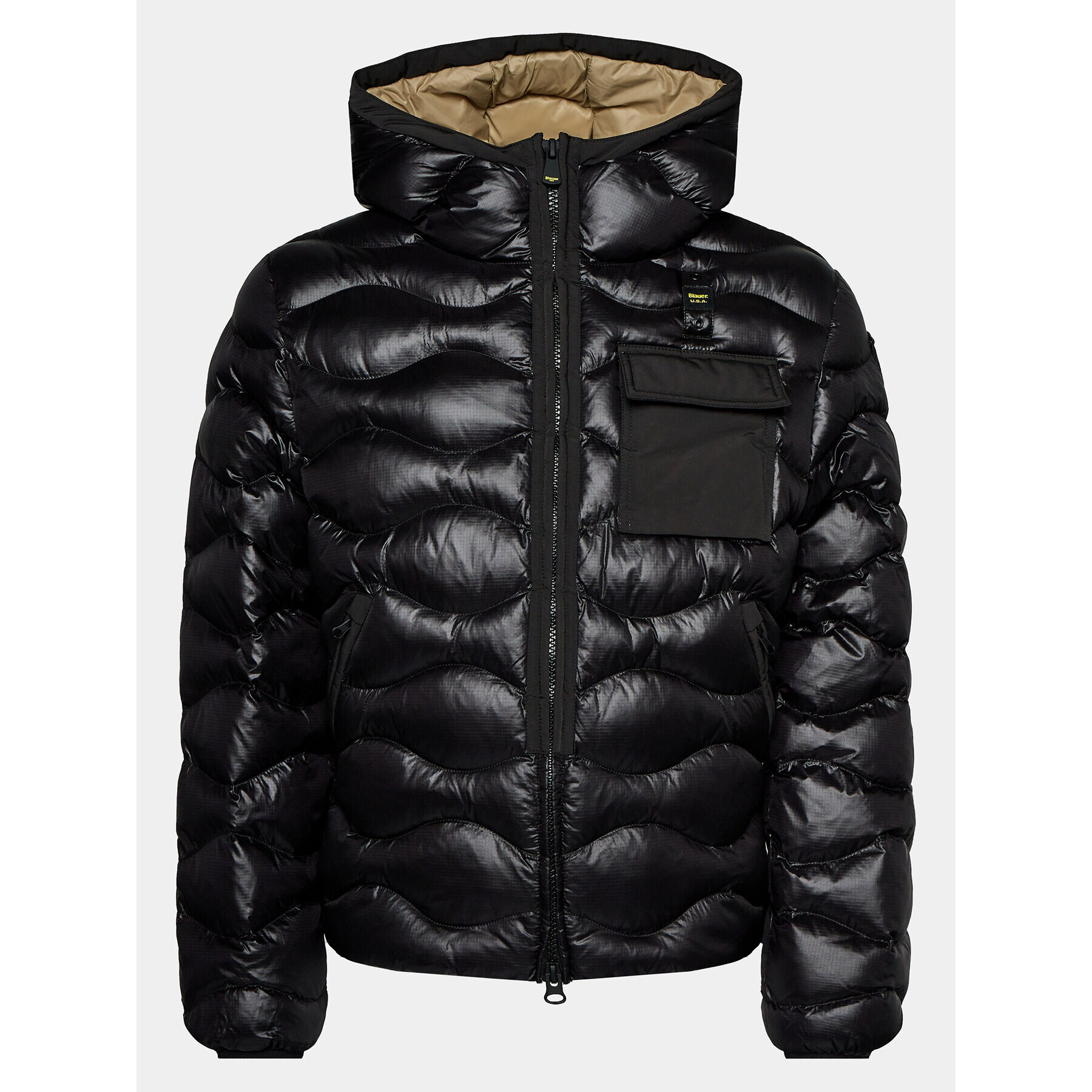 Blauer Vatovaná bunda 23WBLUC02084 Čierna Regular Fit - Pepit.sk