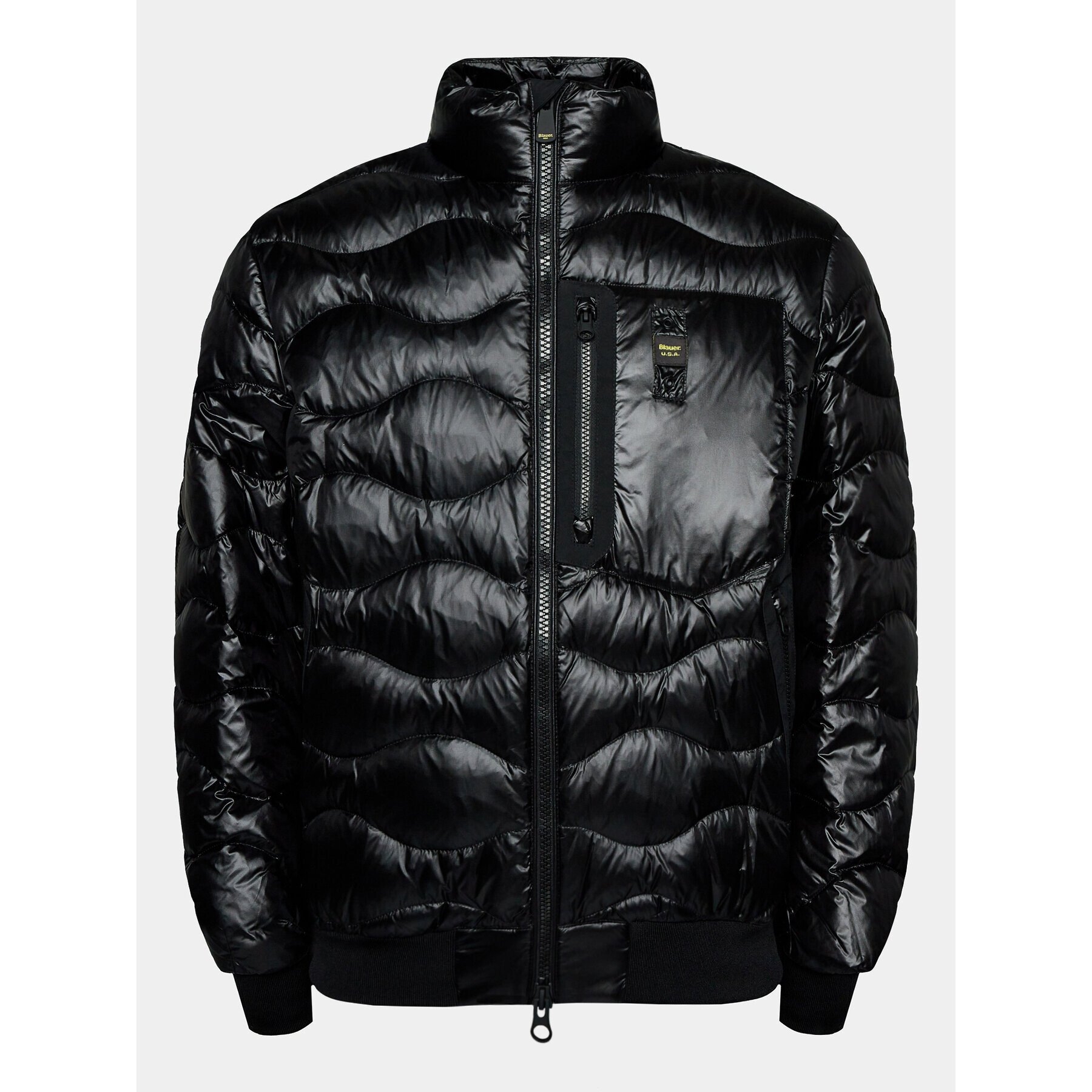 Blauer Vatovaná bunda 23WBLUC03004 Čierna Regular Fit - Pepit.sk