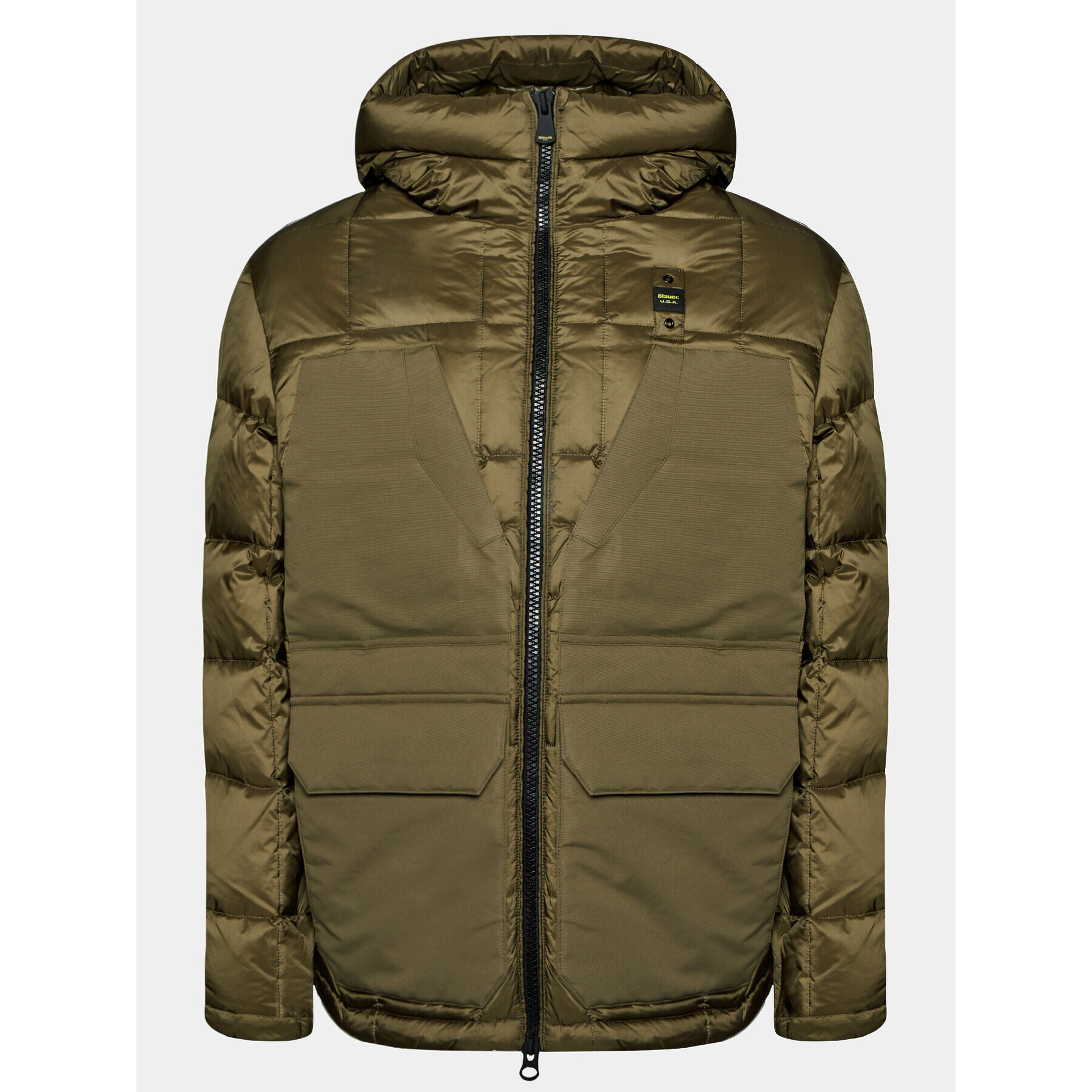 Blauer Vatovaná bunda 23WBLUC03008 Zelená Regular Fit - Pepit.sk