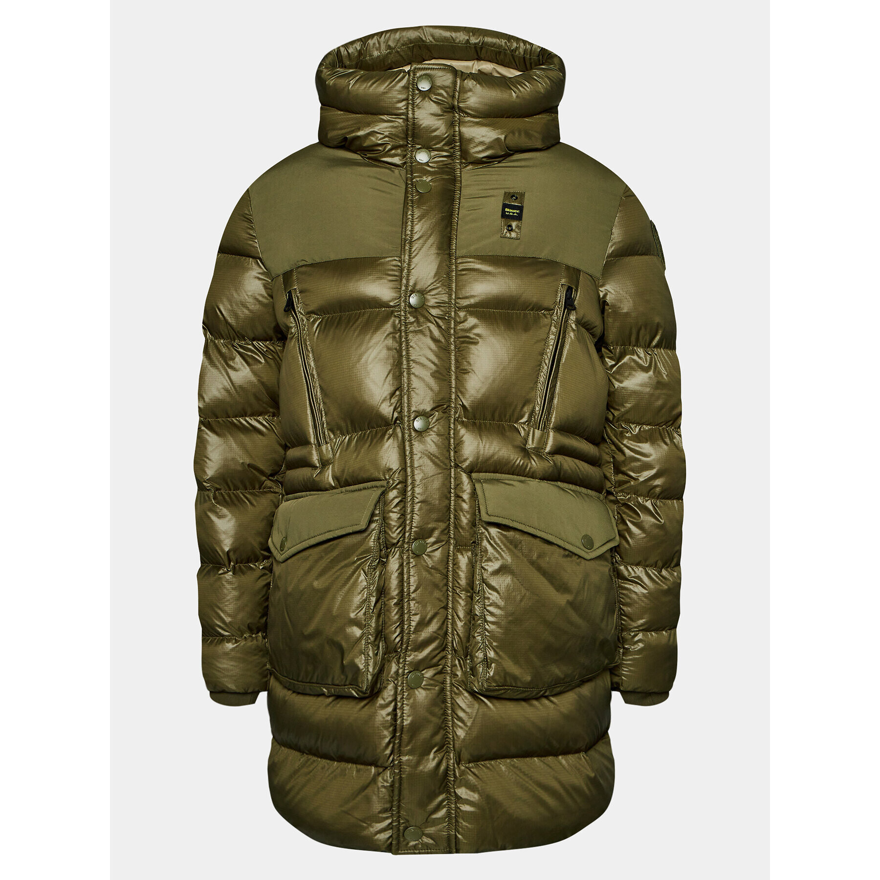 Blauer Vatovaná bunda 23WBLUK02082 Zelená Regular Fit - Pepit.sk