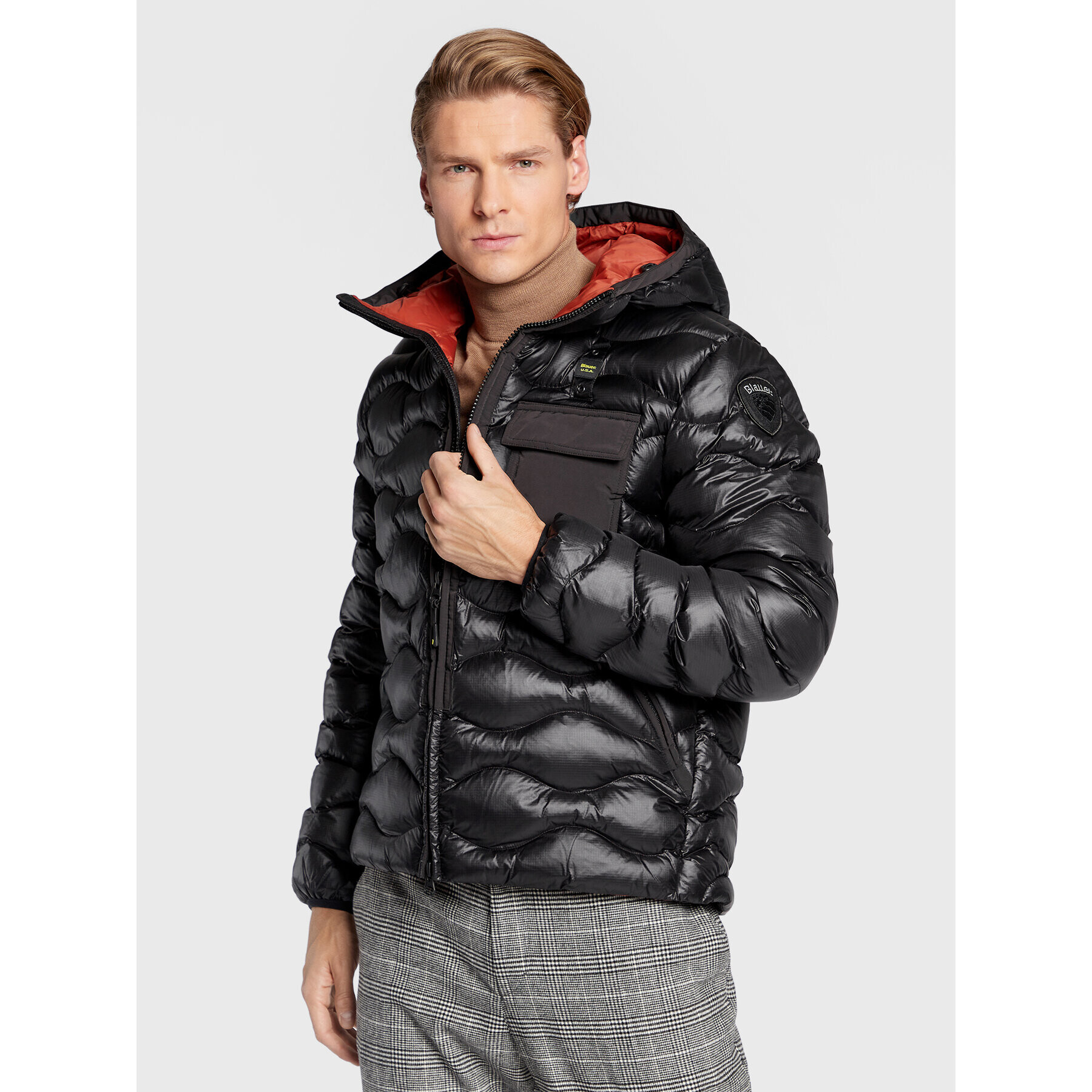 Blauer Vatovaná bunda Andy BLUC02143 005958 Čierna Regular Fit - Pepit.sk