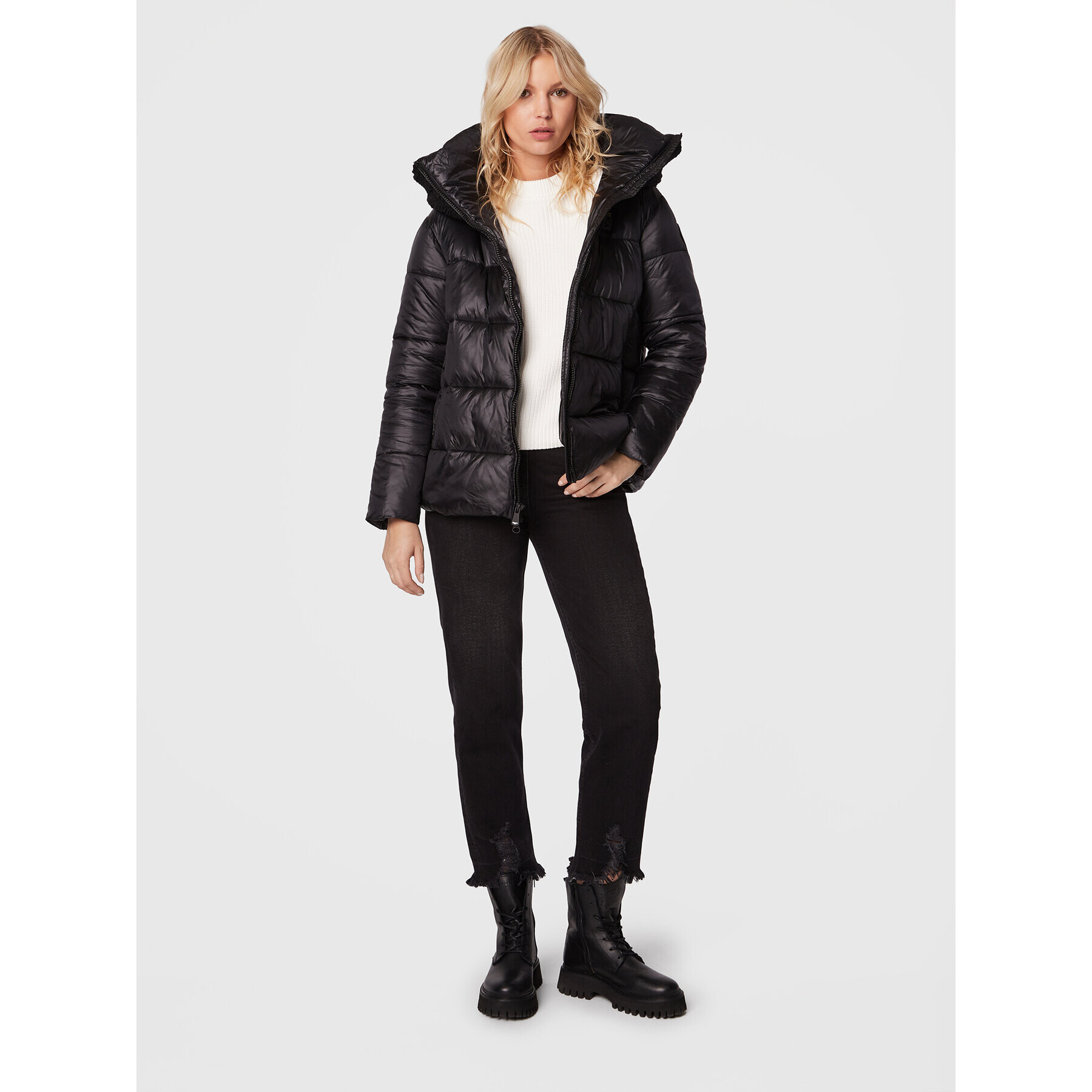 Blauer Vatovaná bunda BLDC02245 006374 Čierna Regular Fit - Pepit.sk