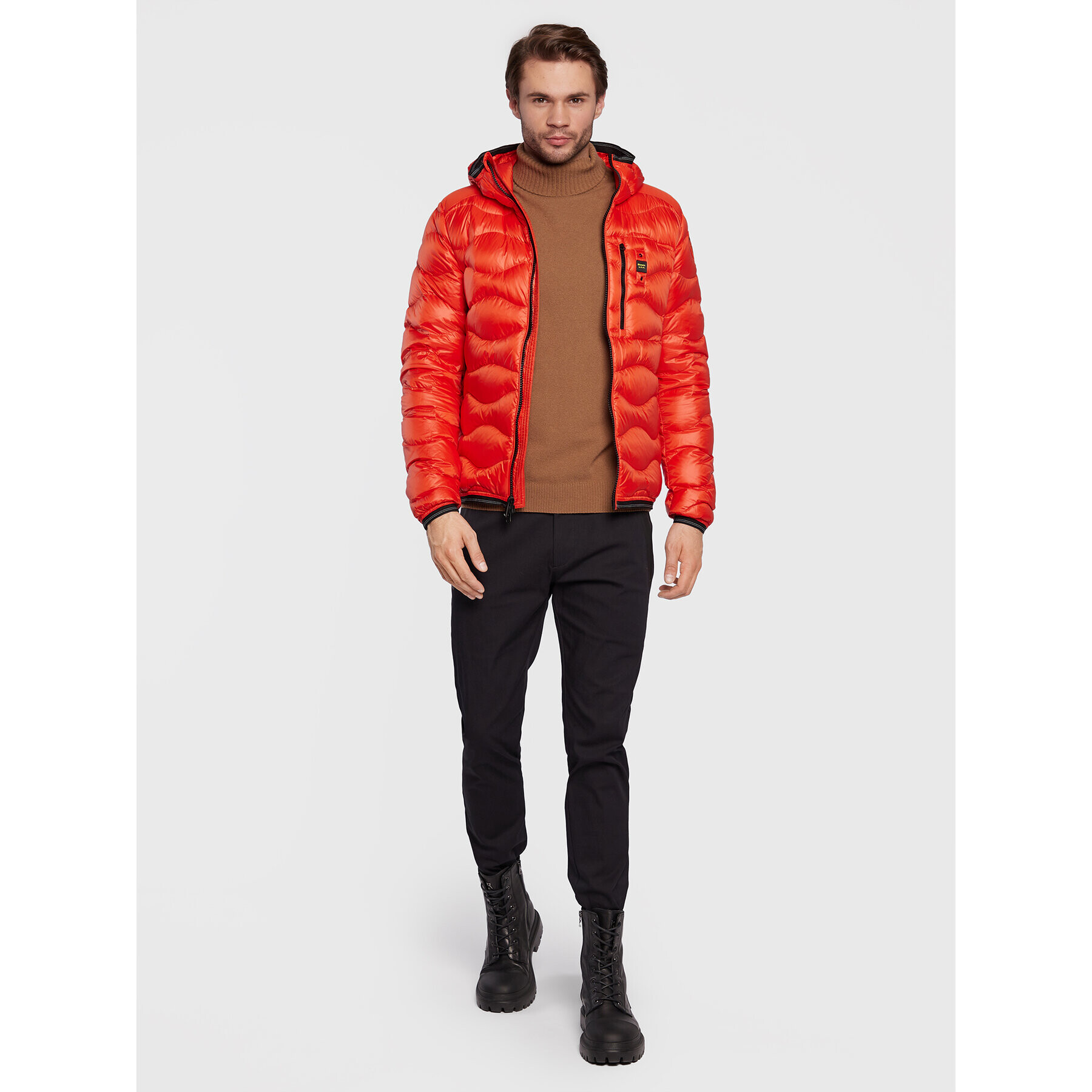 Blauer Vatovaná bunda BLUC03014 006355 Oranžová Regular Fit - Pepit.sk