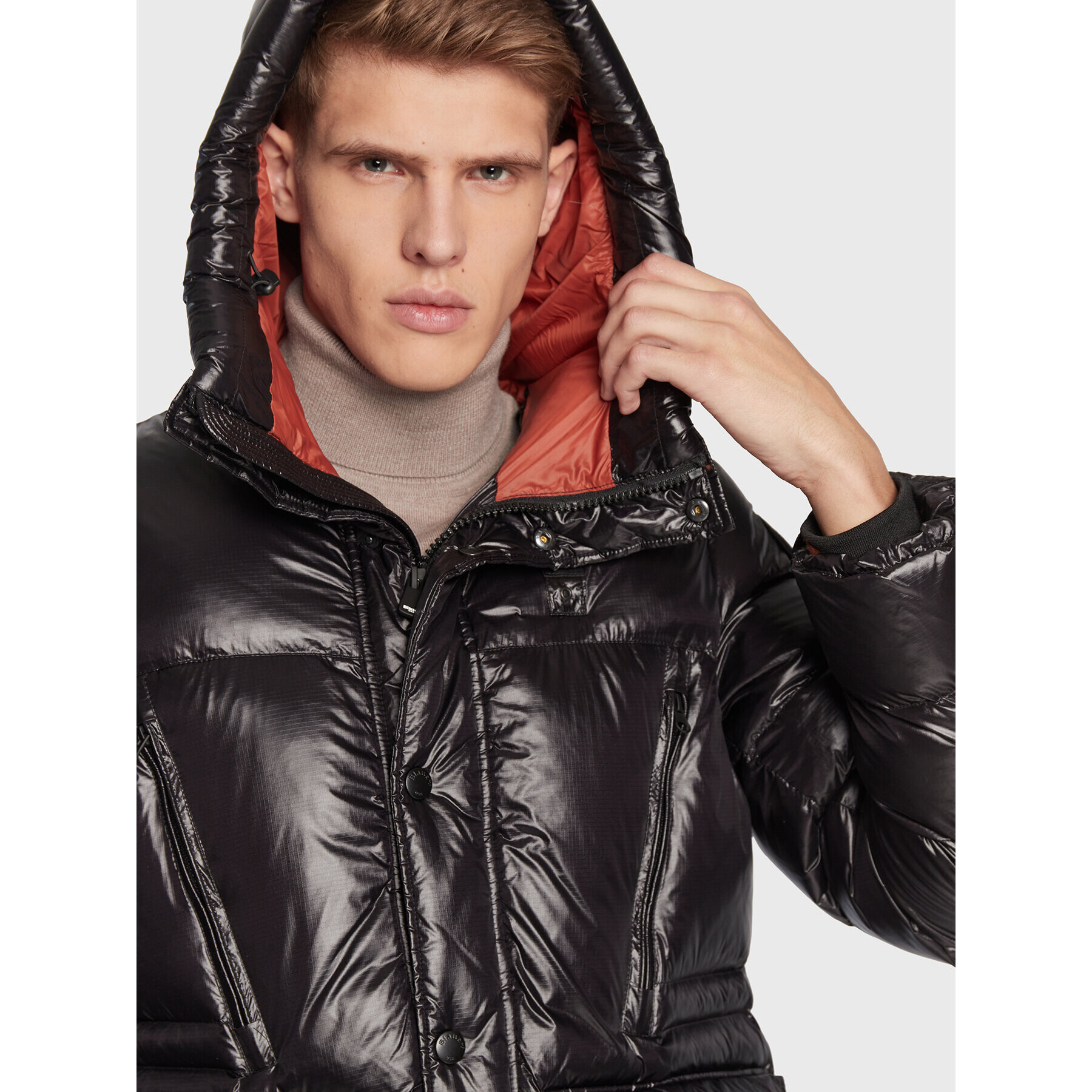 Blauer Vatovaná bunda BLUK02197 005958 Čierna Regular Fit - Pepit.sk