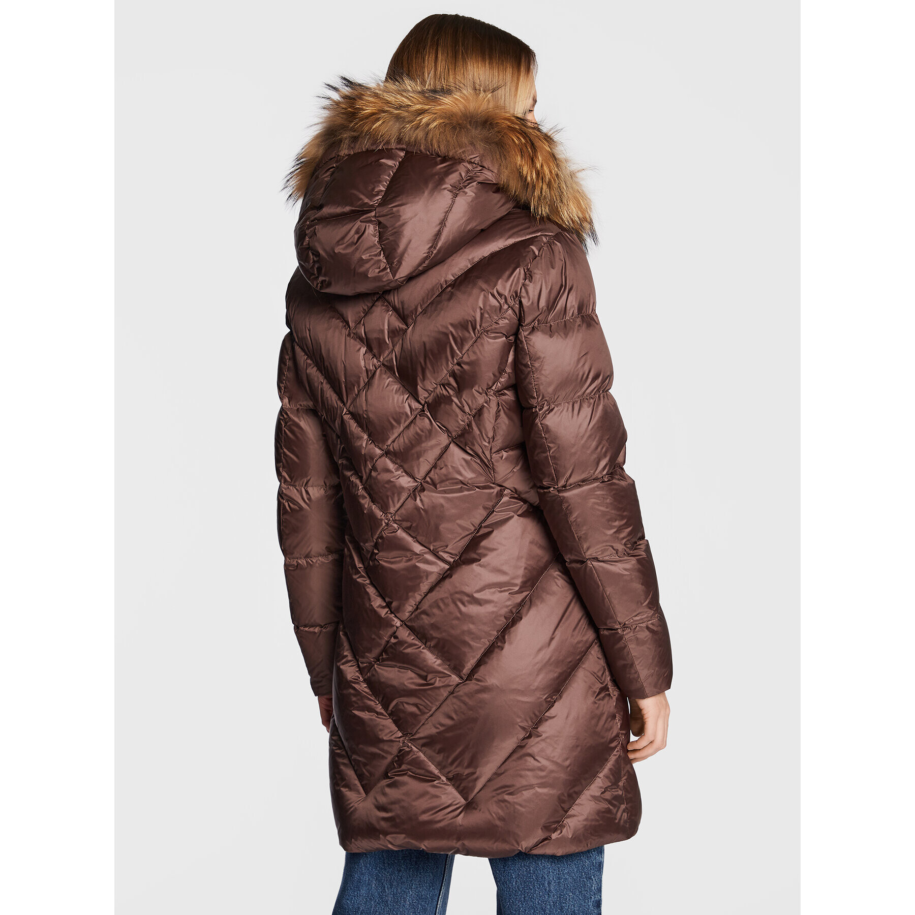 Blauer Vatovaná bunda Brandy BLDK03215 006047 Hnedá Regular Fit - Pepit.sk