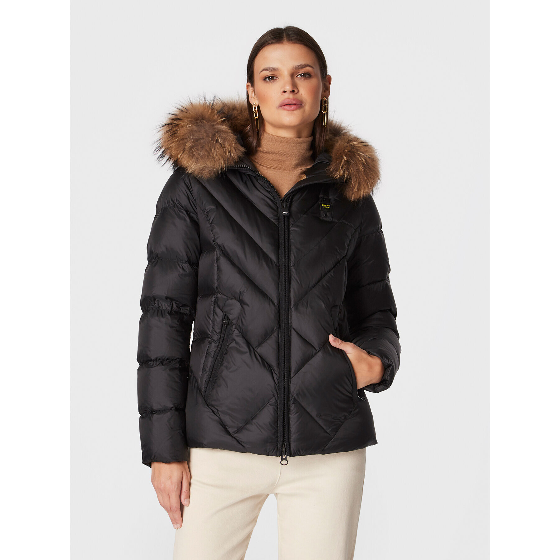 Blauer Vatovaná bunda Courtney BLDC03214 006047 Čierna Regular Fit - Pepit.sk