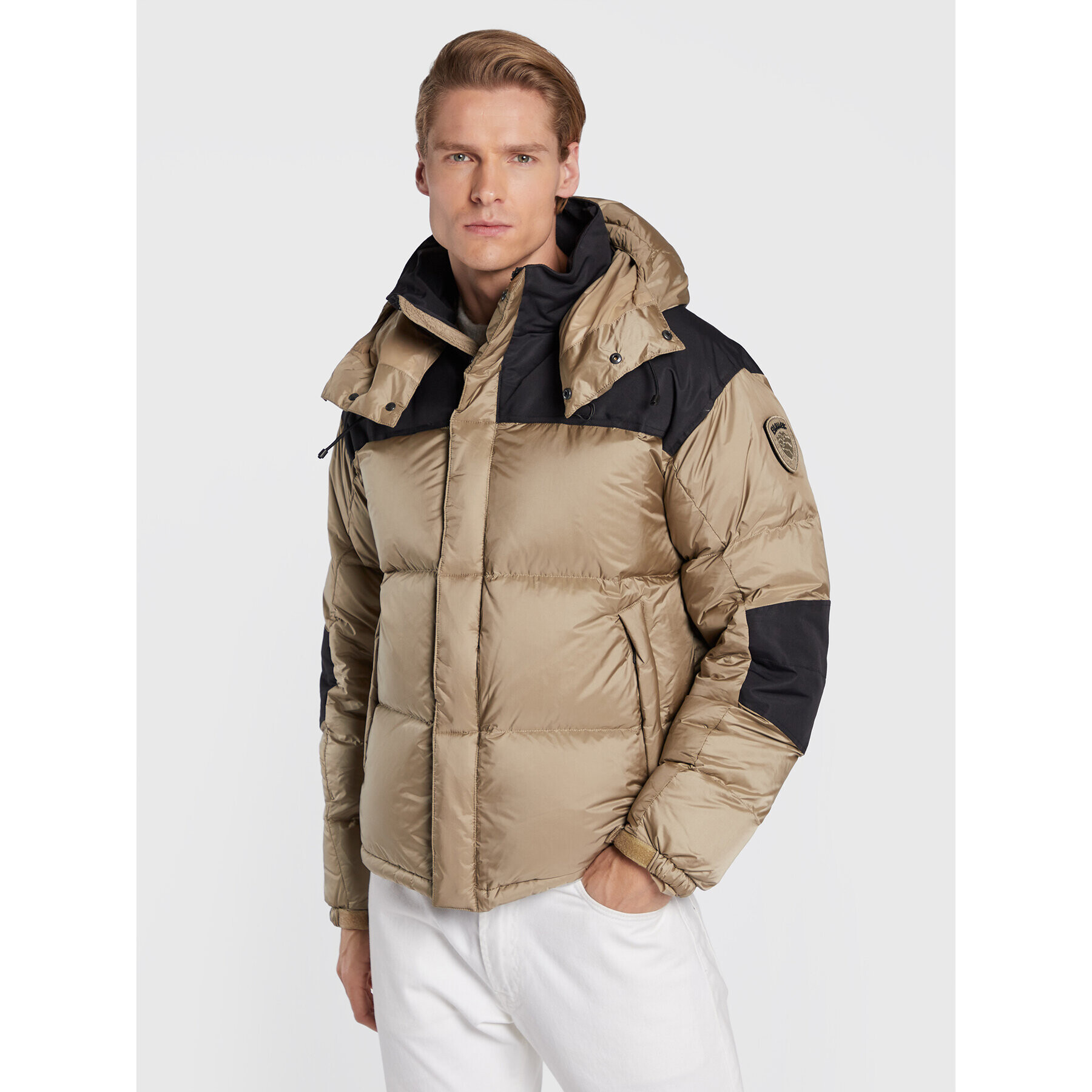 Blauer Vatovaná bunda Emerson BLUC03217 006365 Béžová Regular Fit - Pepit.sk