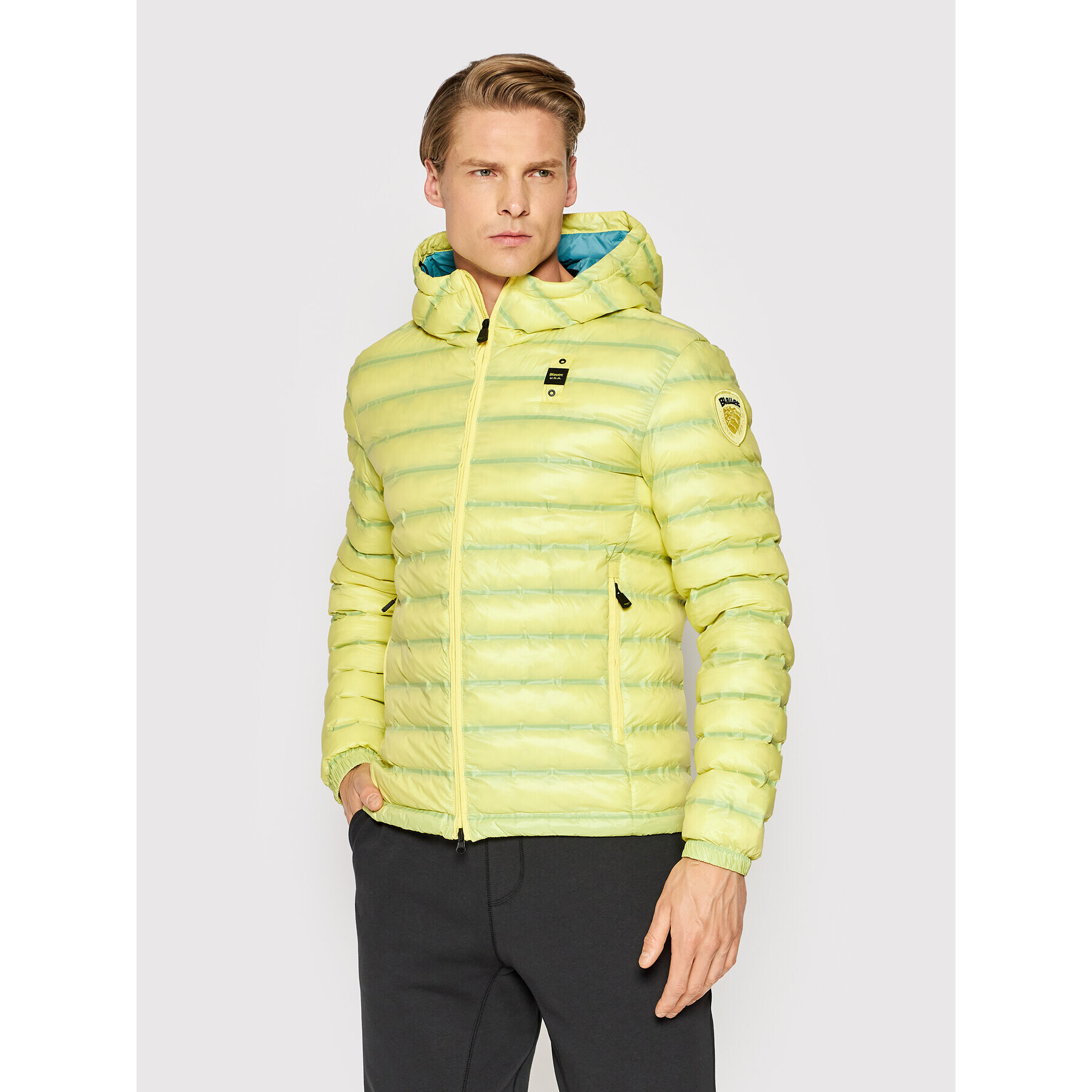 Blauer Vatovaná bunda Everett BLUC02014 006100 Zelená Regular Fit - Pepit.sk