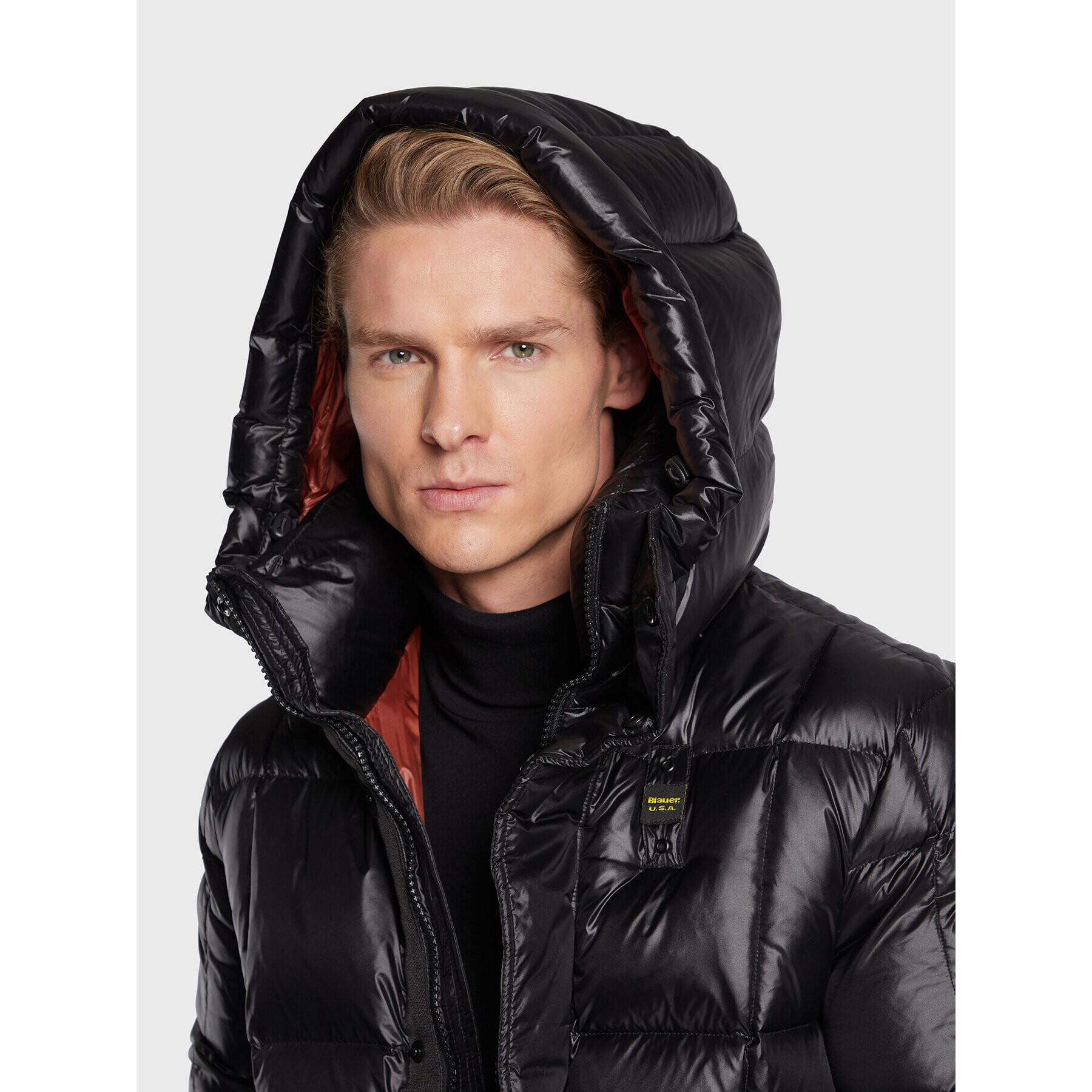 Blauer Vatovaná bunda Flynn BLUC03220 006360 Čierna Regular Fit - Pepit.sk