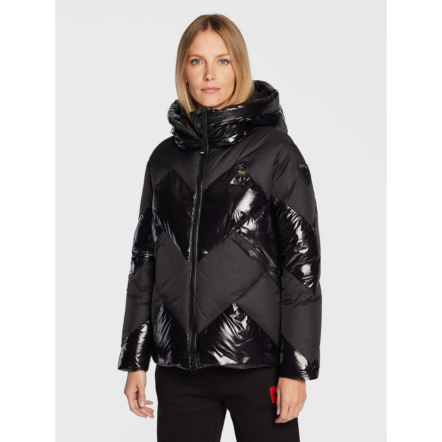 Blauer Vatovaná bunda Heidi BLDC03059 006358 Čierna Regular Fit - Pepit.sk