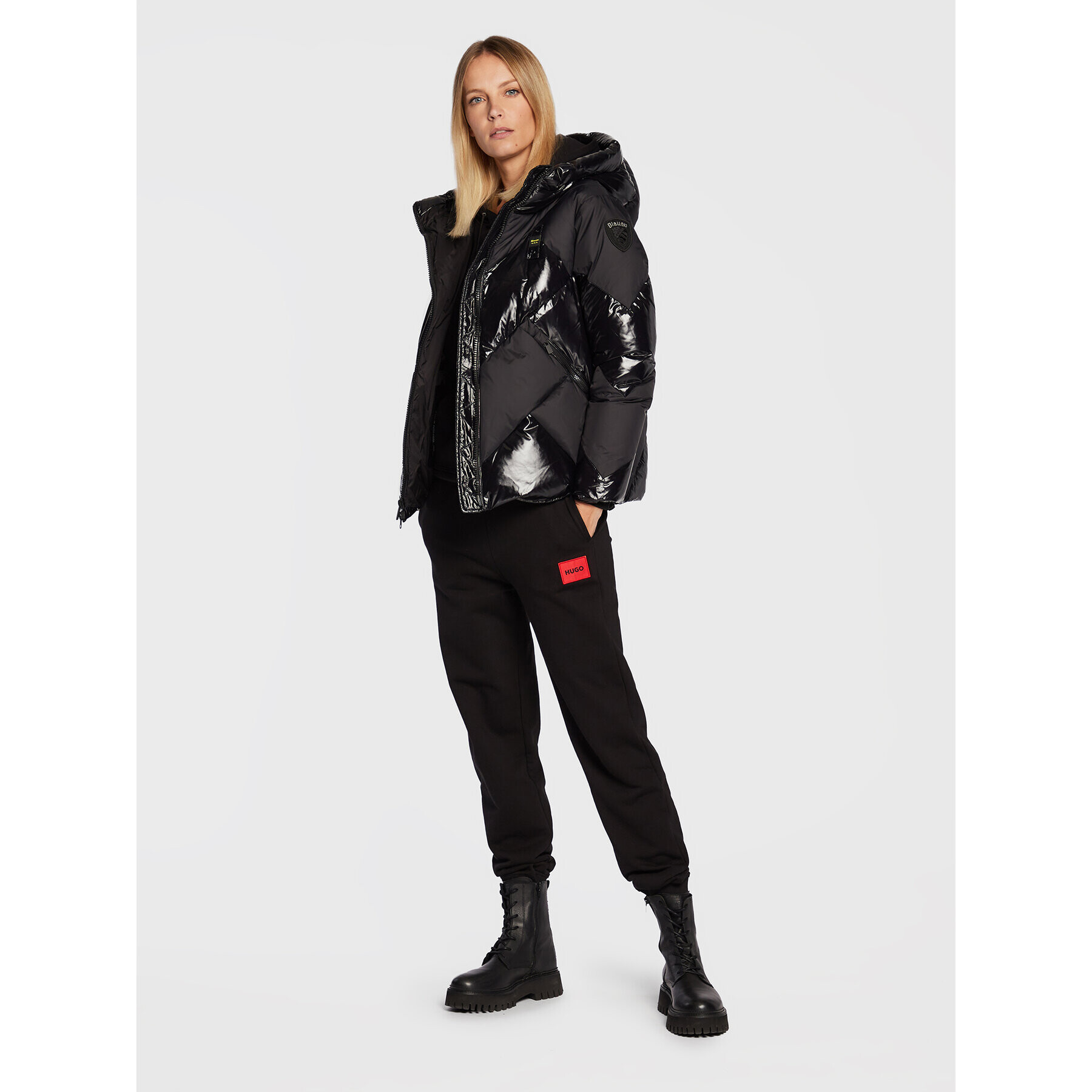 Blauer Vatovaná bunda Heidi BLDC03059 006358 Čierna Regular Fit - Pepit.sk