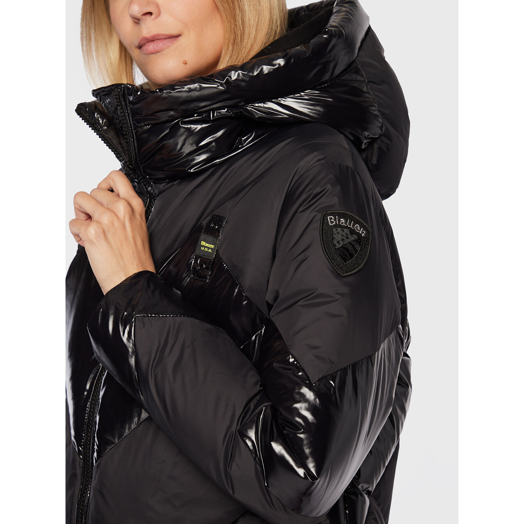 Blauer Vatovaná bunda Heidi BLDC03059 006358 Čierna Regular Fit - Pepit.sk