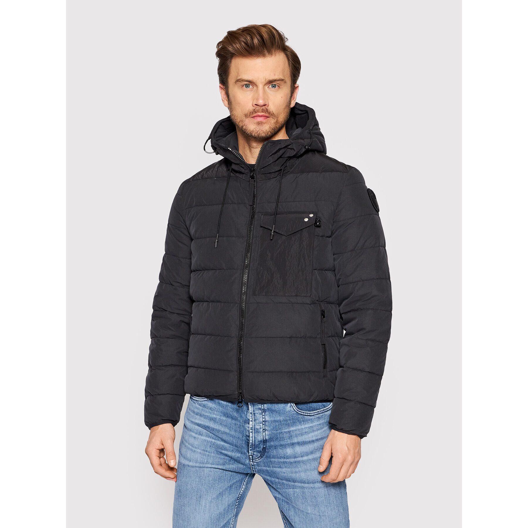 Blauer Vatovaná bunda Julio BLUC02335 006221 Čierna Regular Fit - Pepit.sk