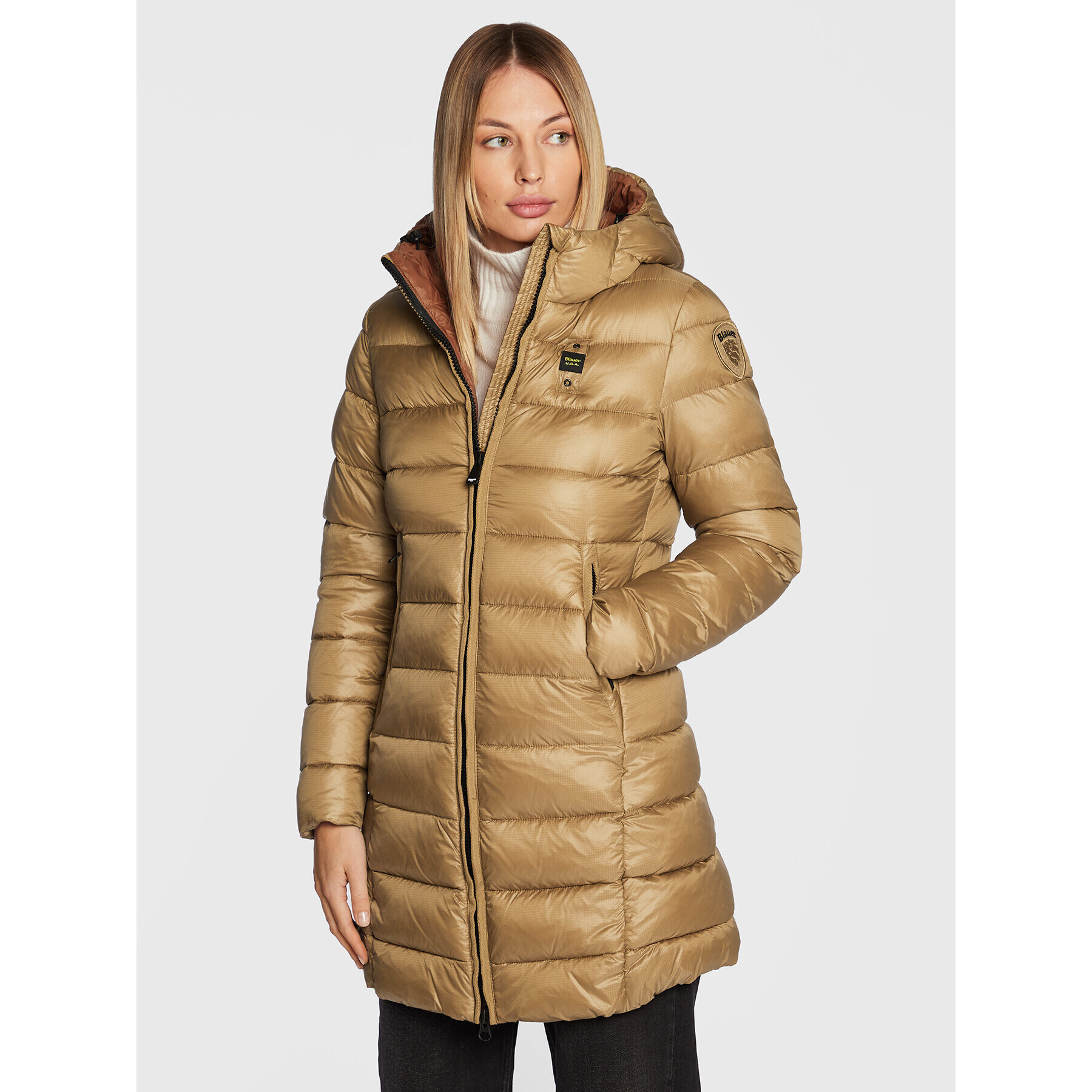 Blauer Vatovaná bunda Lena BLDK02146 005958 Béžová Regular Fit - Pepit.sk