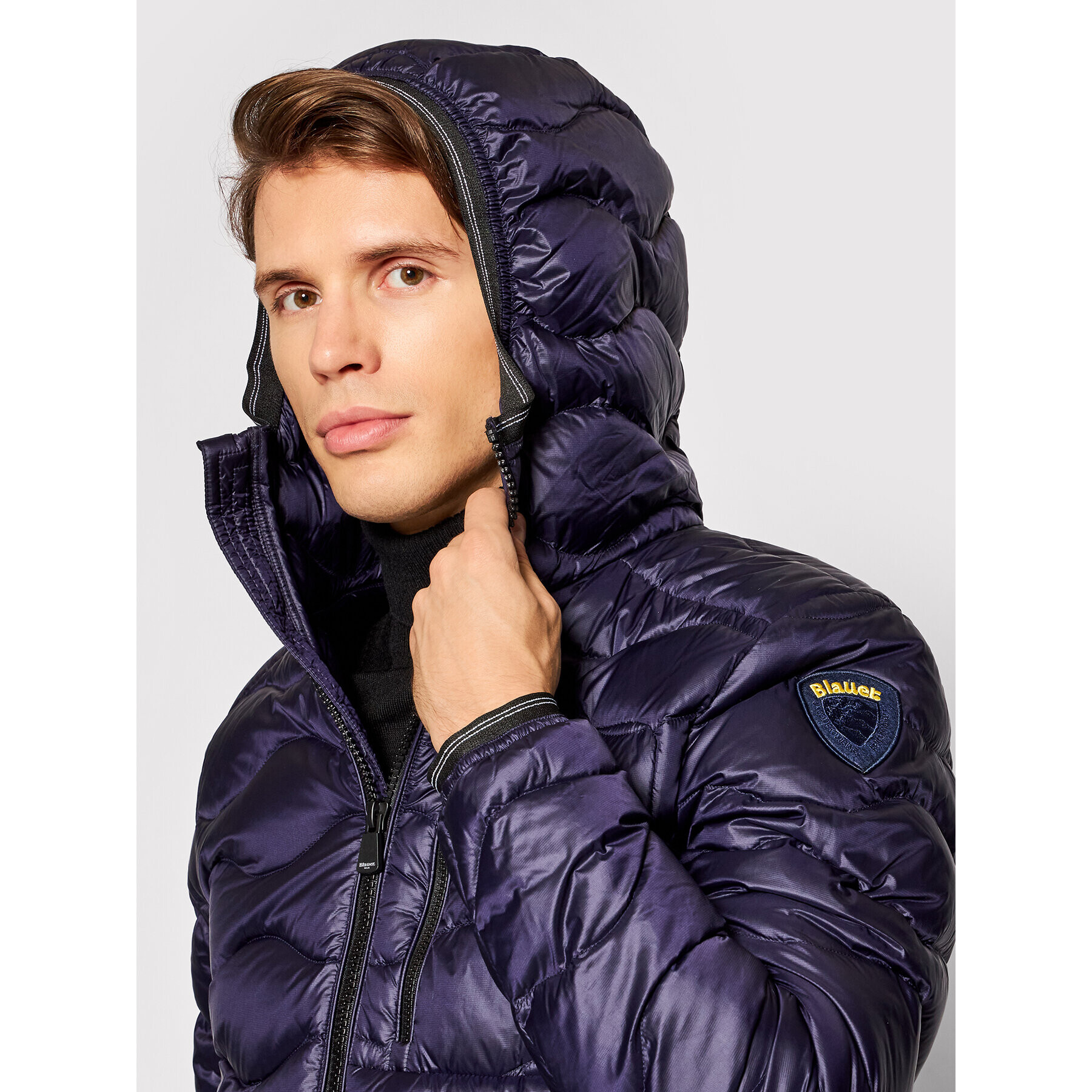 Blauer Vatovaná bunda Maurice 21WBLUC03080 004719 Tmavomodrá Regular Fit - Pepit.sk