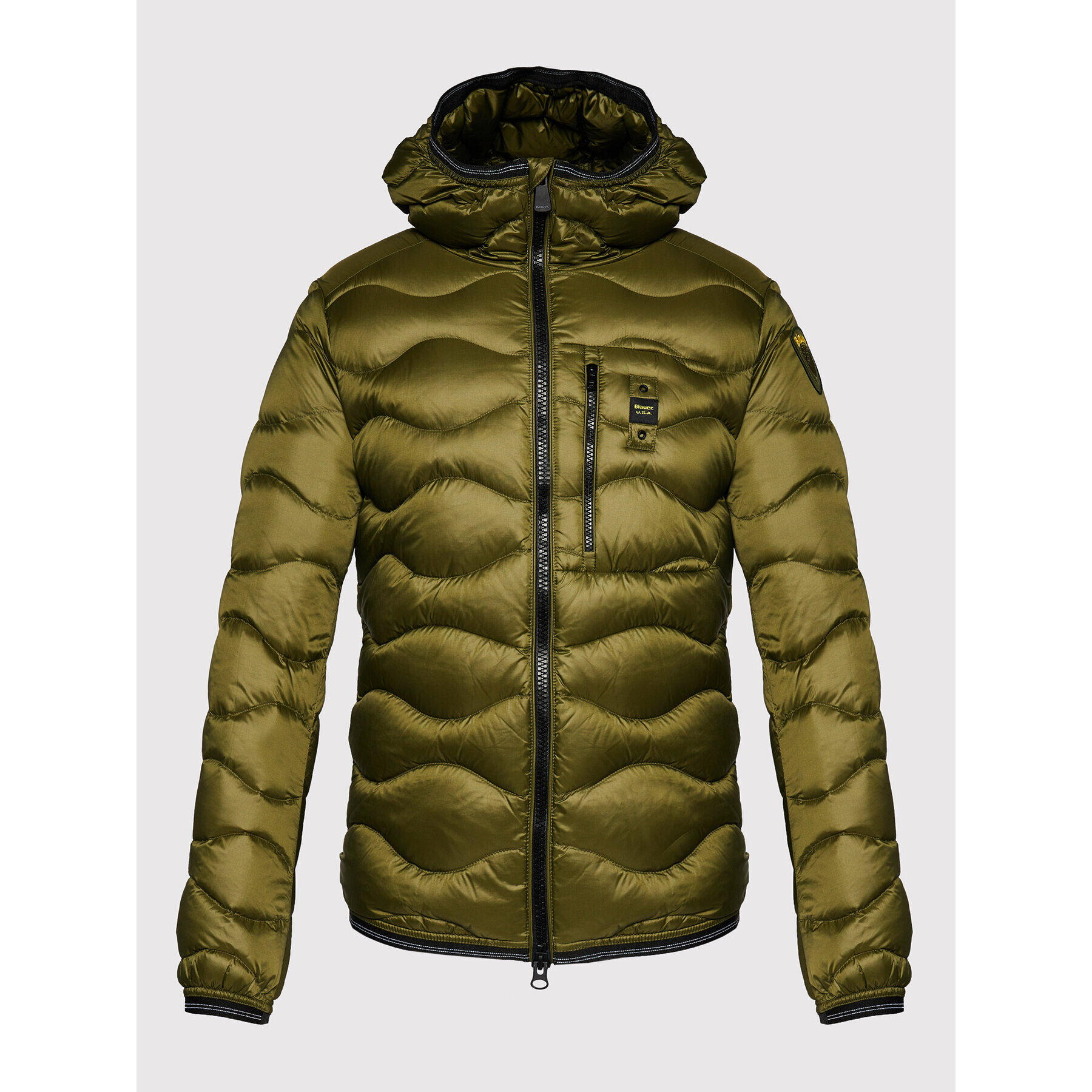 Blauer Vatovaná bunda Maurice 21WBLUC03080 004719 Zelená Regular Fit - Pepit.sk