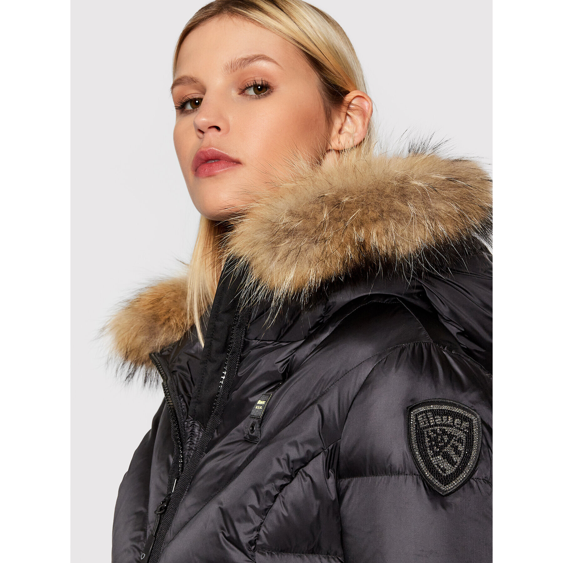 Blauer Vatovaná bunda Regina 21WBLDK03043 004938 Čierna Regular Fit - Pepit.sk