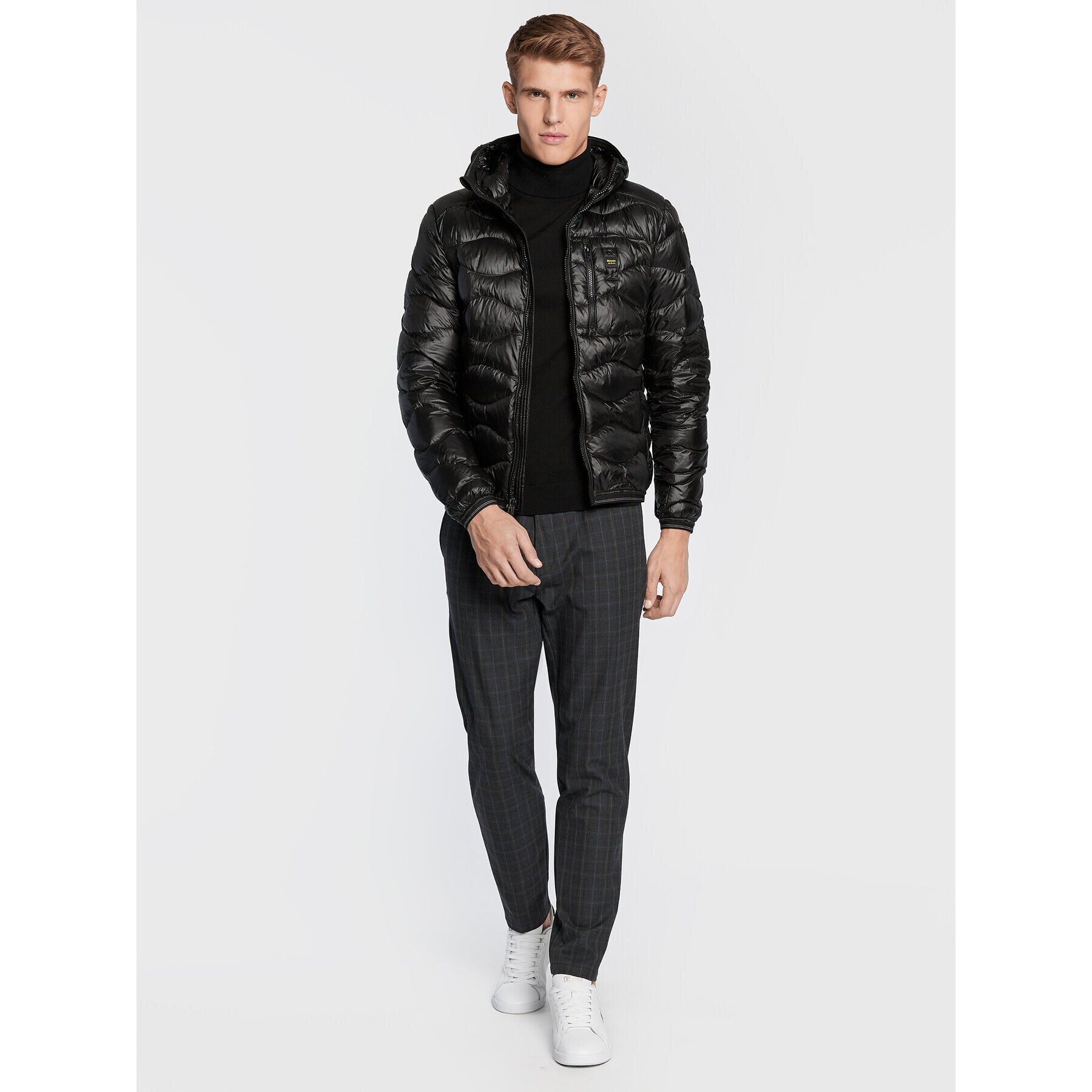 Blauer Vatovaná bunda Terence BLUC03014 006355 Čierna Regular Fit - Pepit.sk