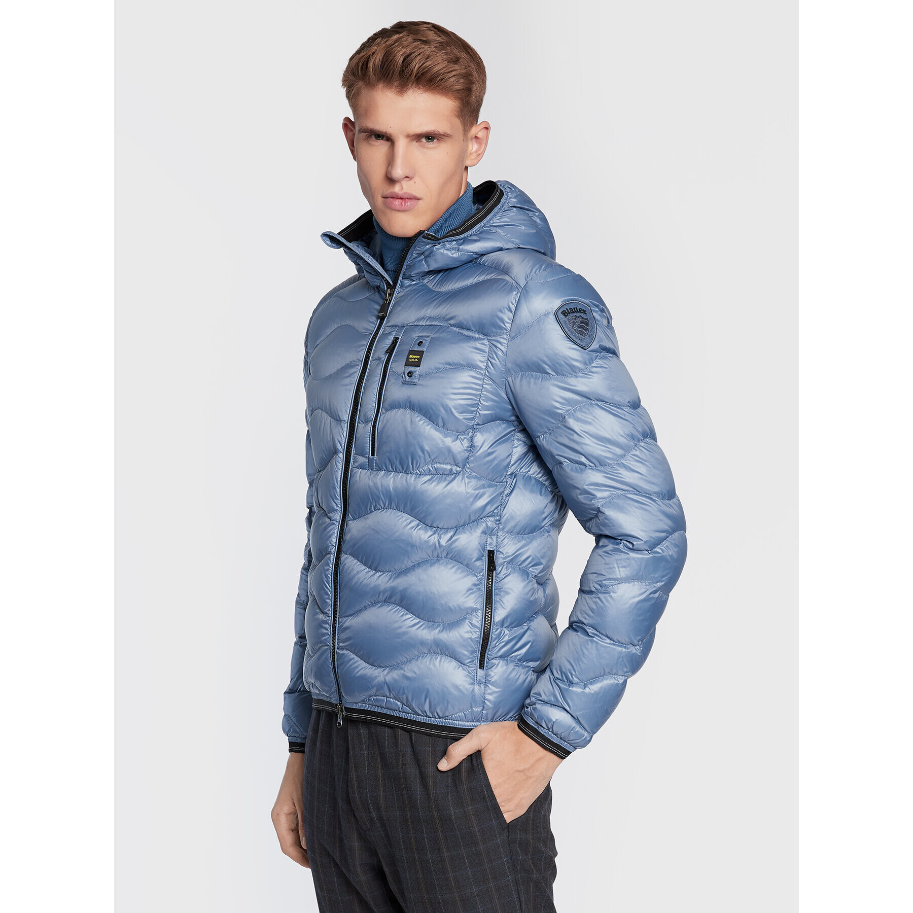 Blauer Vatovaná bunda Terence BLUC03014 006355 Modrá Regular Fit - Pepit.sk