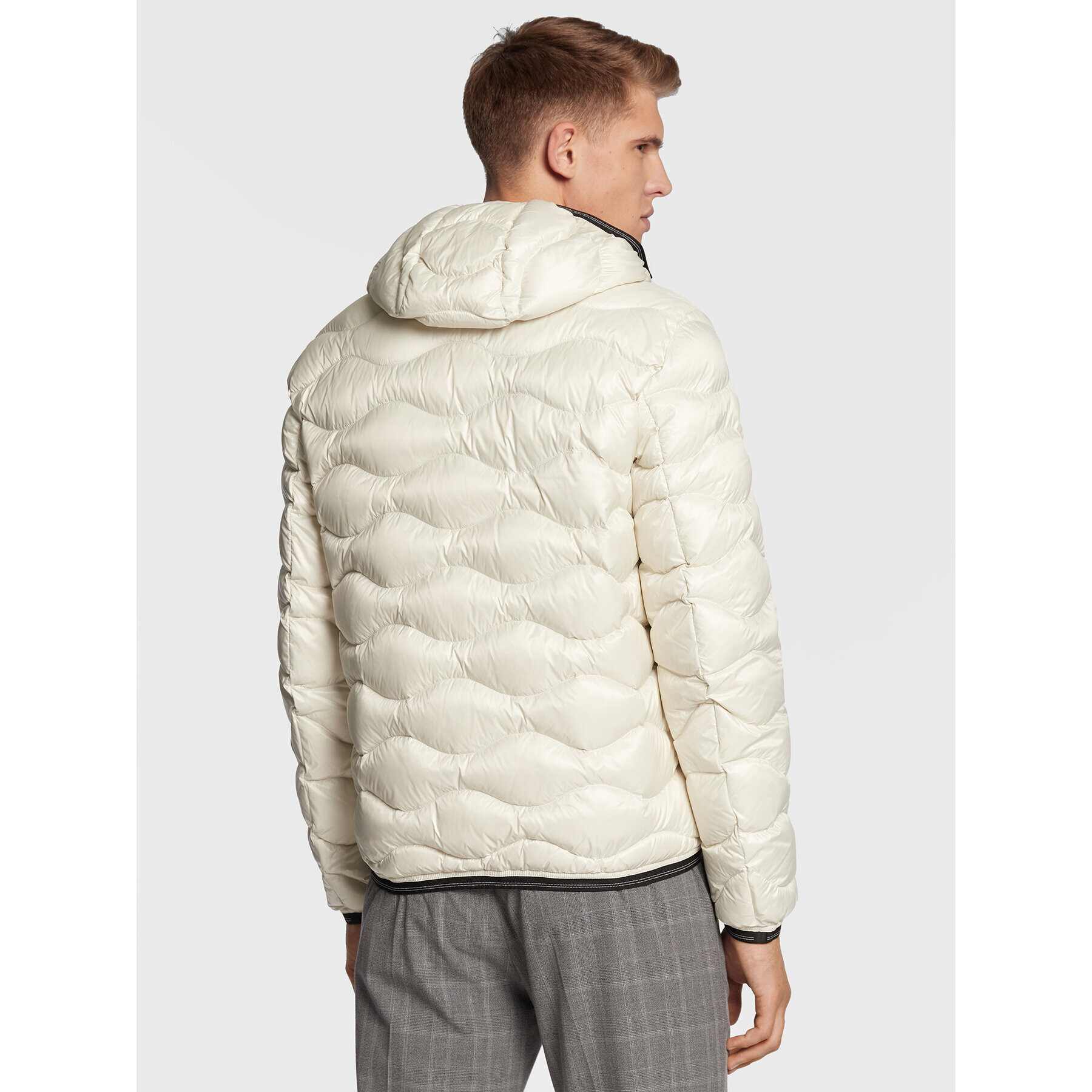 Blauer Vatovaná bunda Terence Wave BLUC03014 006355 Béžová Regular Fit - Pepit.sk