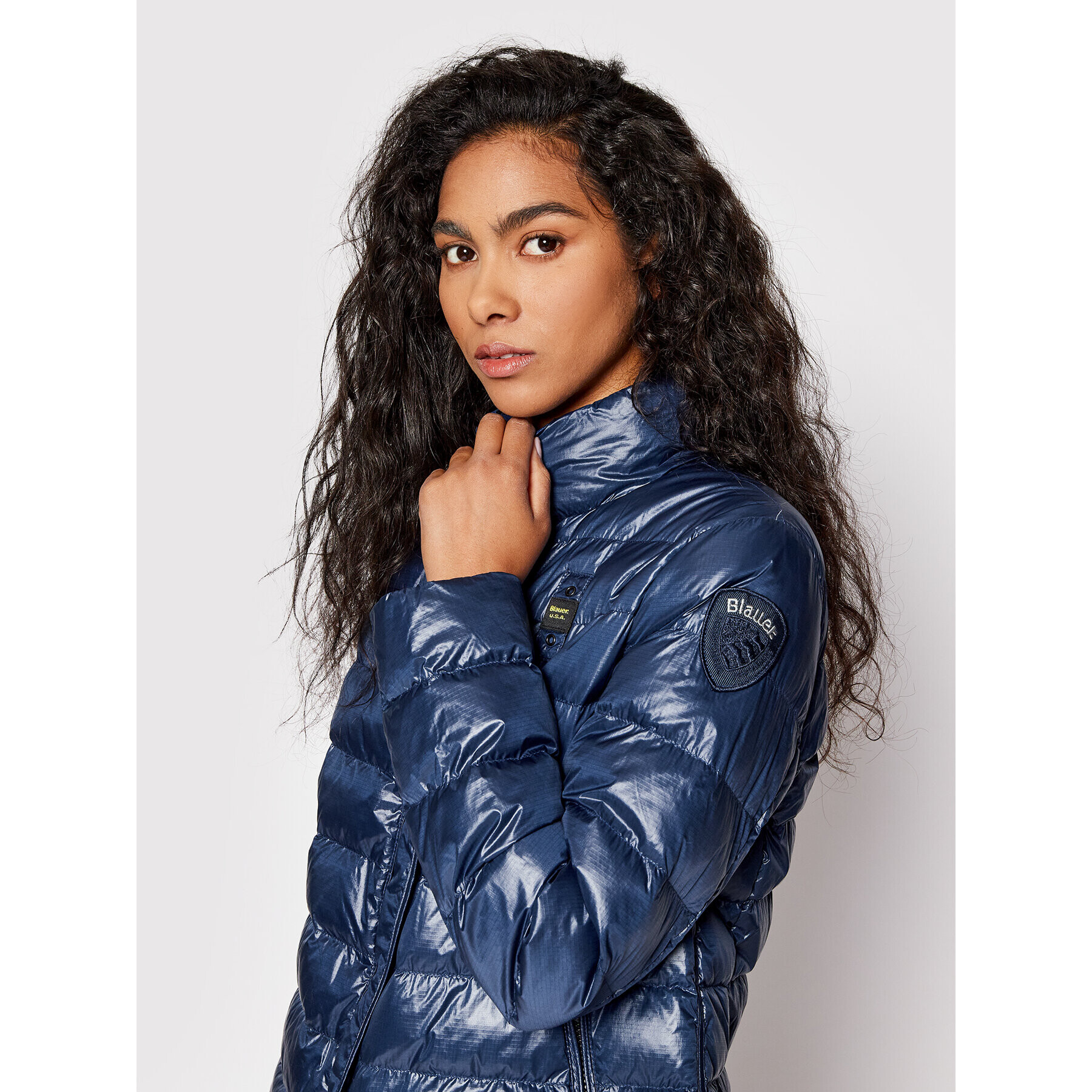 Blauer Vatovaná bunda Vicki BLDC02166 005958 Tmavomodrá Regular Fit - Pepit.sk