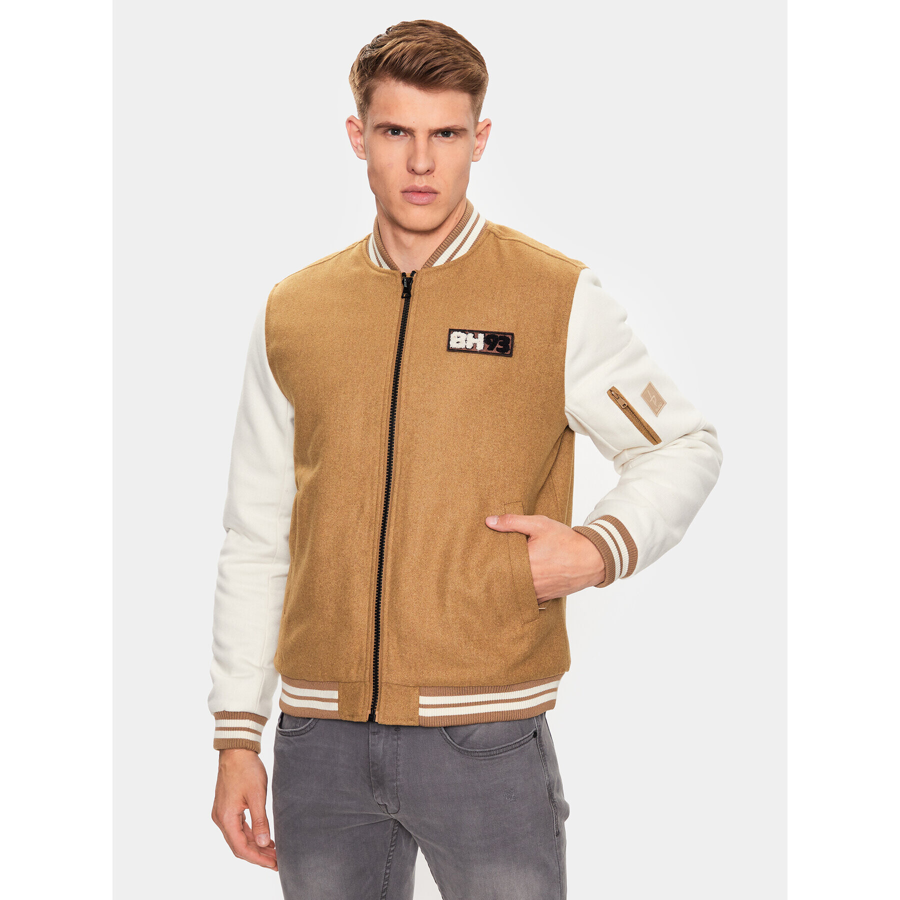 Blend Bundy bomber 20715276 Hnedá Regular Fit - Pepit.sk