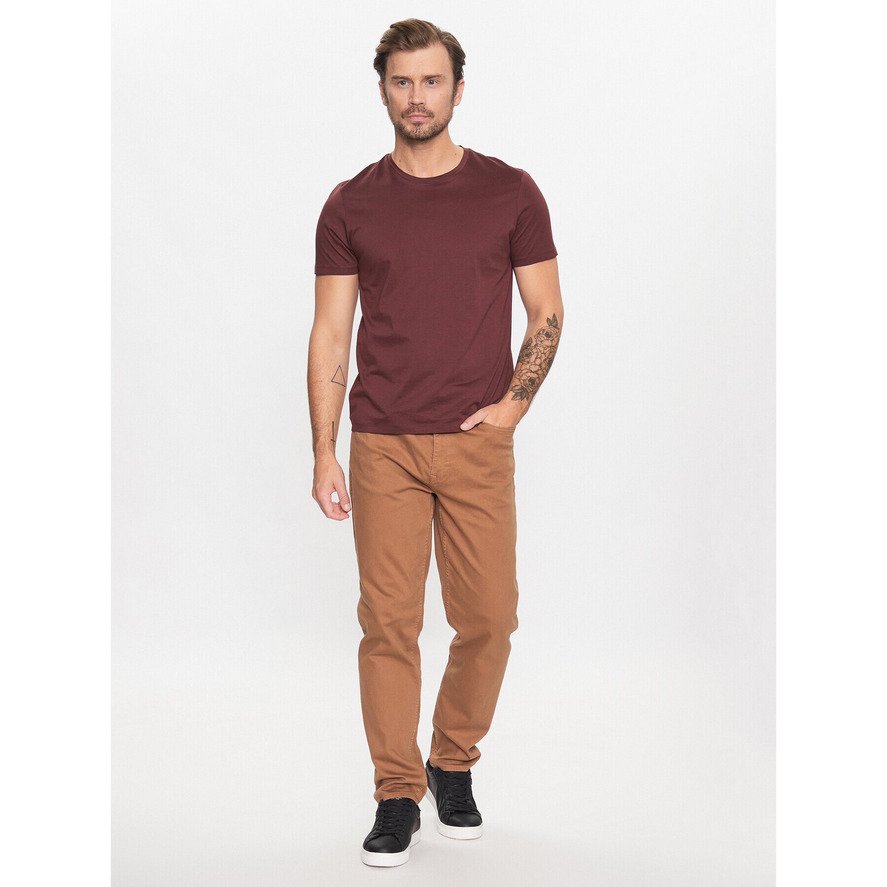 Blend Džínsy 20715087 Hnedá Slim Fit - Pepit.sk