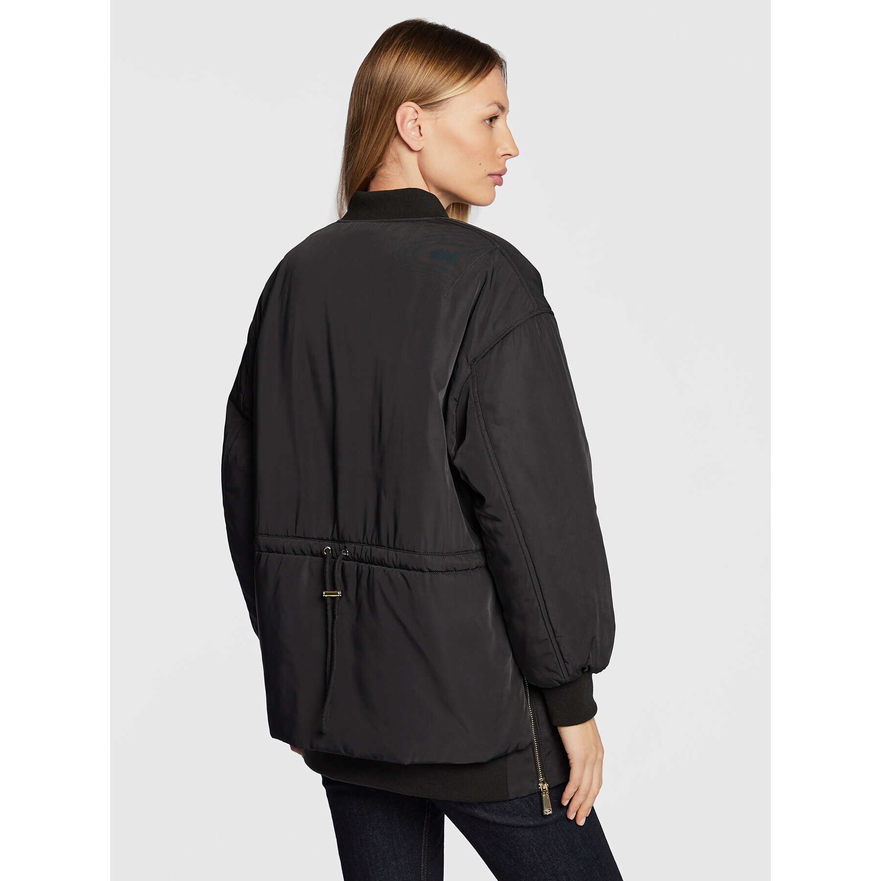 Blugirl Blumarine Bundy bomber RF2155-T3186 Čierna Regular Fit - Pepit.sk