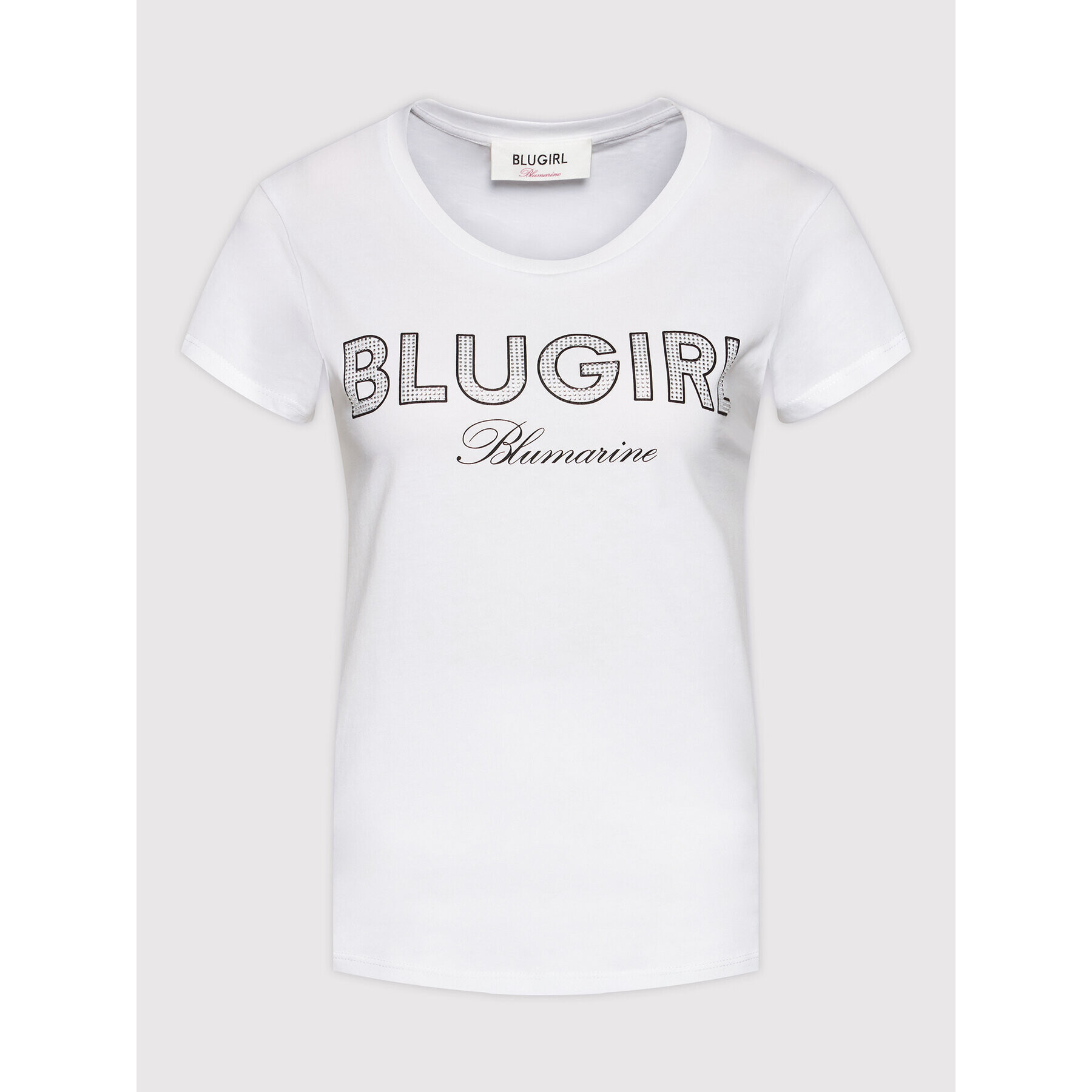 Blugirl Blumarine Tričko RA2258 J5972 Biela Regular Fit - Pepit.sk