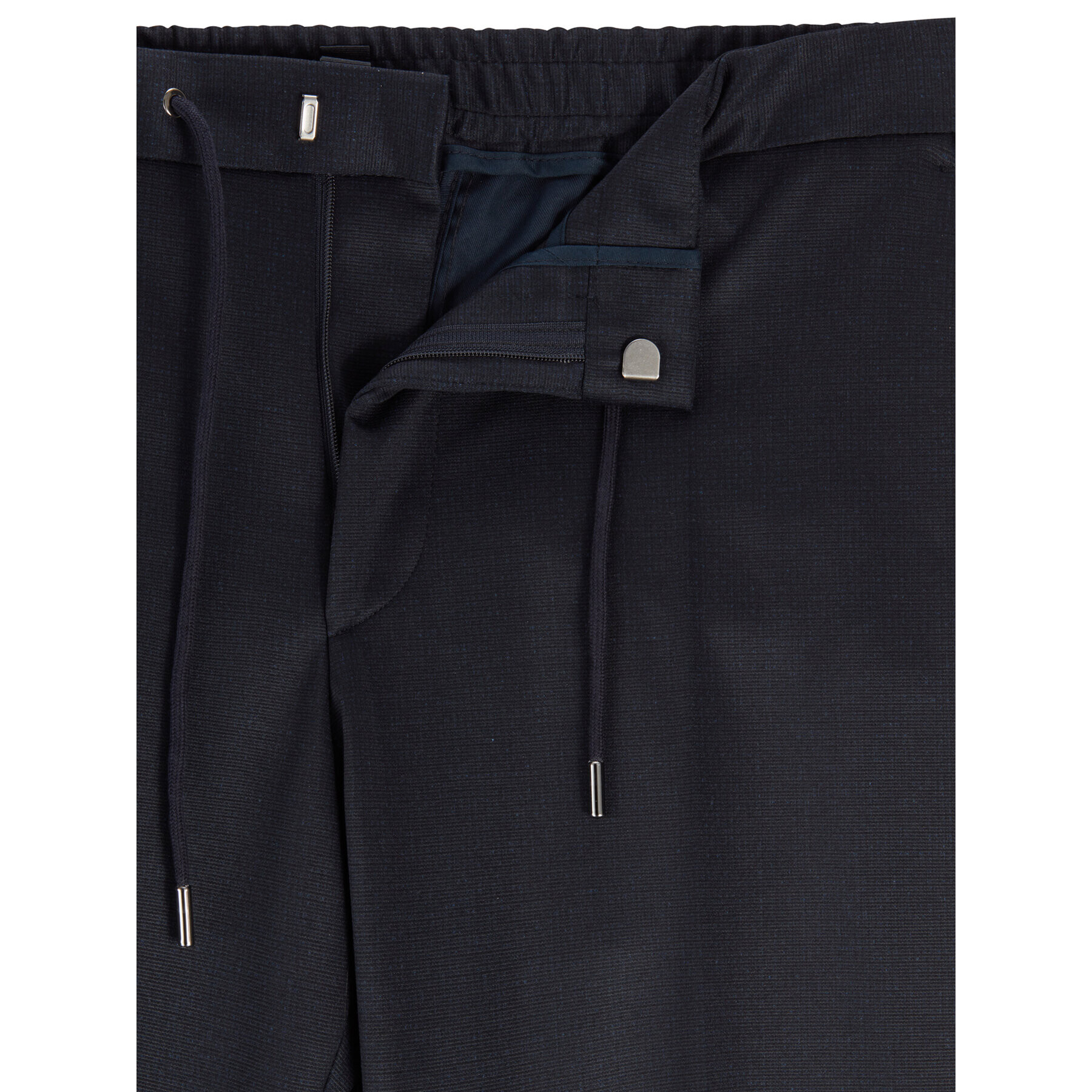 Boss Bavlnené nohavice Banks4-J 50444083 Tmavomodrá Slim Fit - Pepit.sk