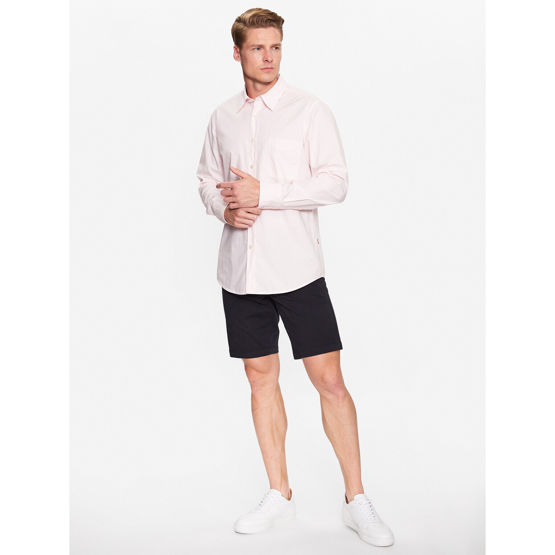 Boss Bavlnené šortky 50489112 Čierna Slim Fit - Pepit.sk