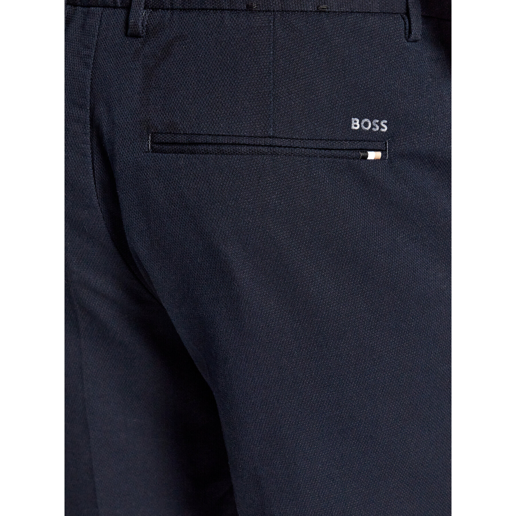 Boss Bavlnené šortky Slice 50472870 Tmavomodrá Slim Fit - Pepit.sk