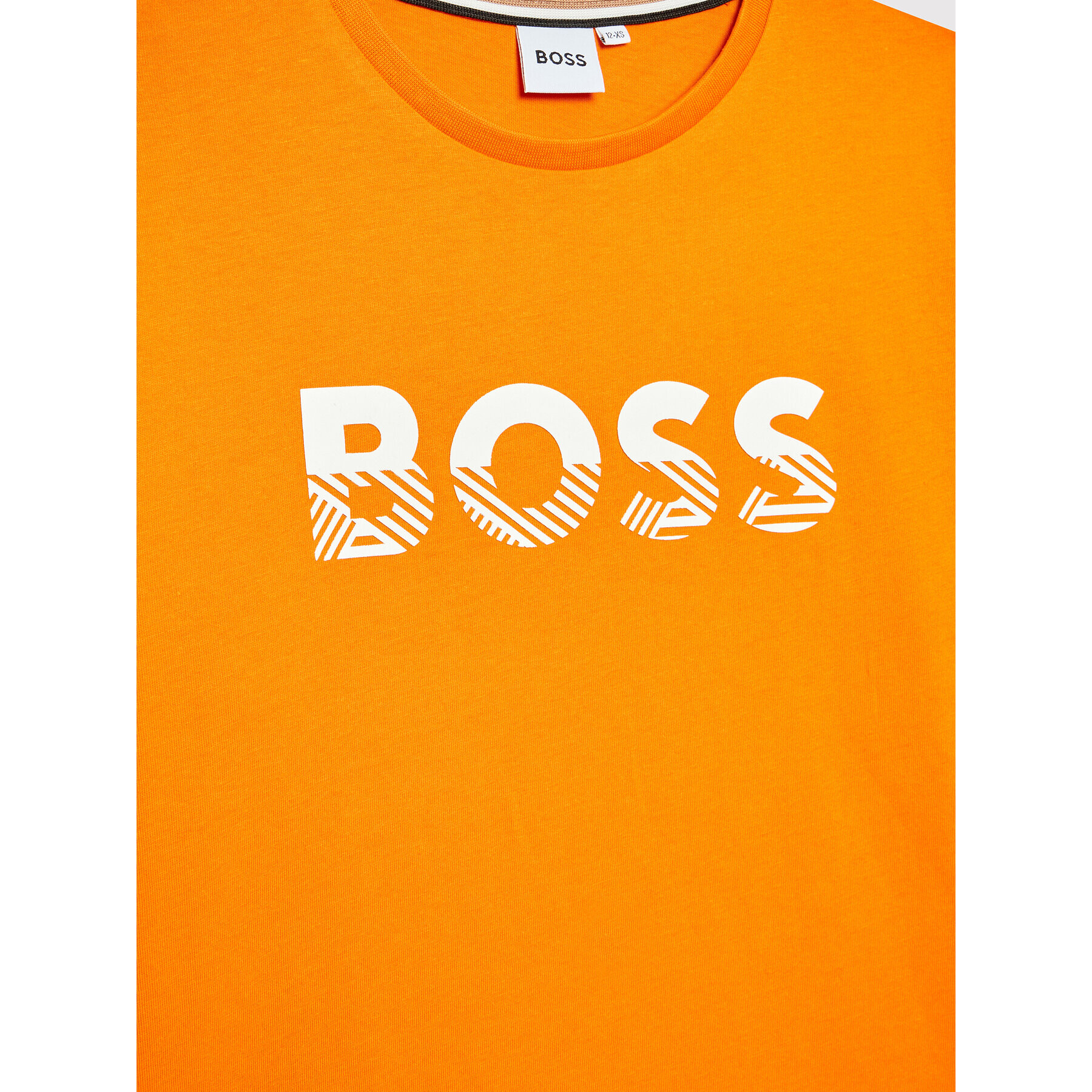 Boss Blúzka J25M15 S Oranžová Regular Fit - Pepit.sk