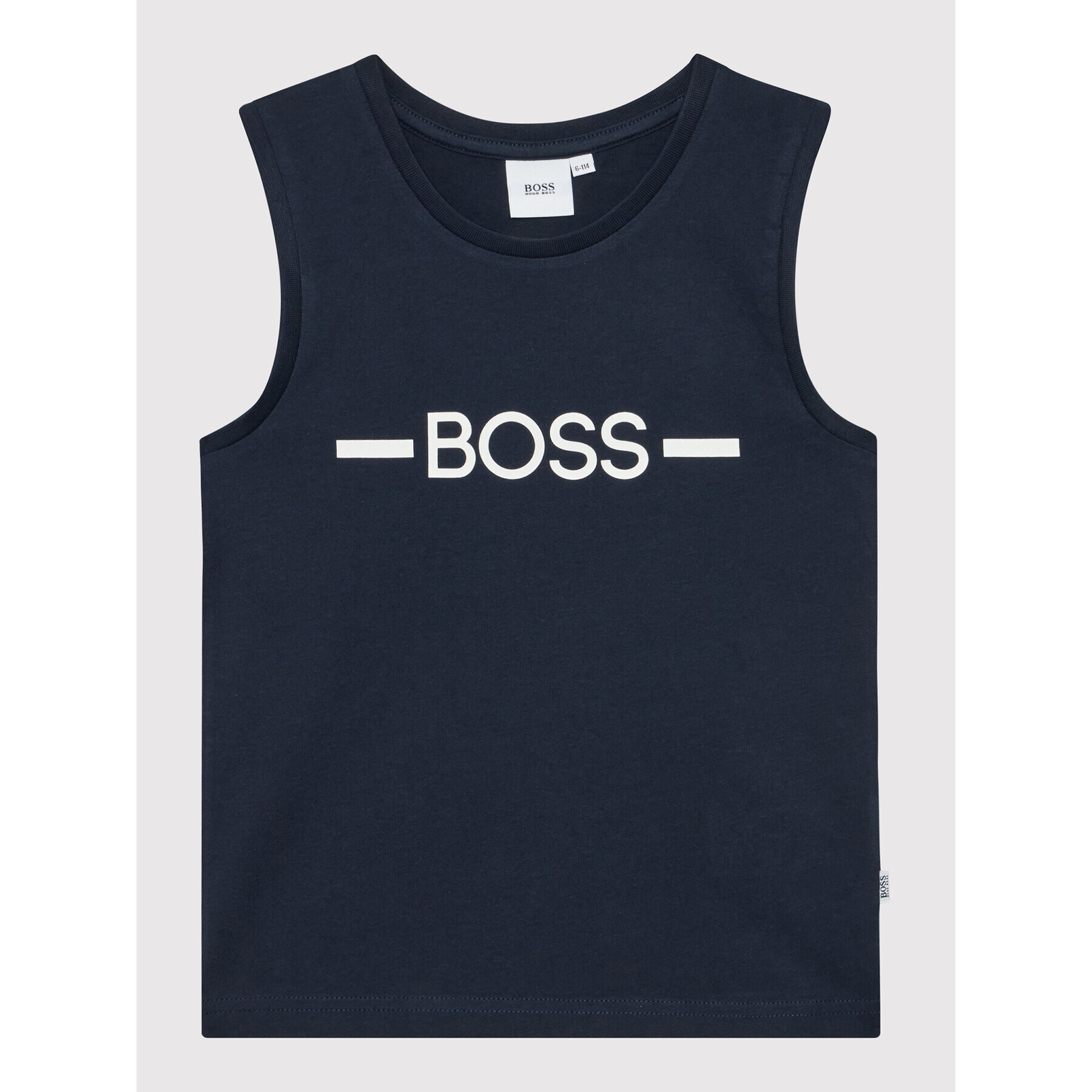 Boss Tank top J25N28 D Tmavomodrá Regular Fit - Pepit.sk