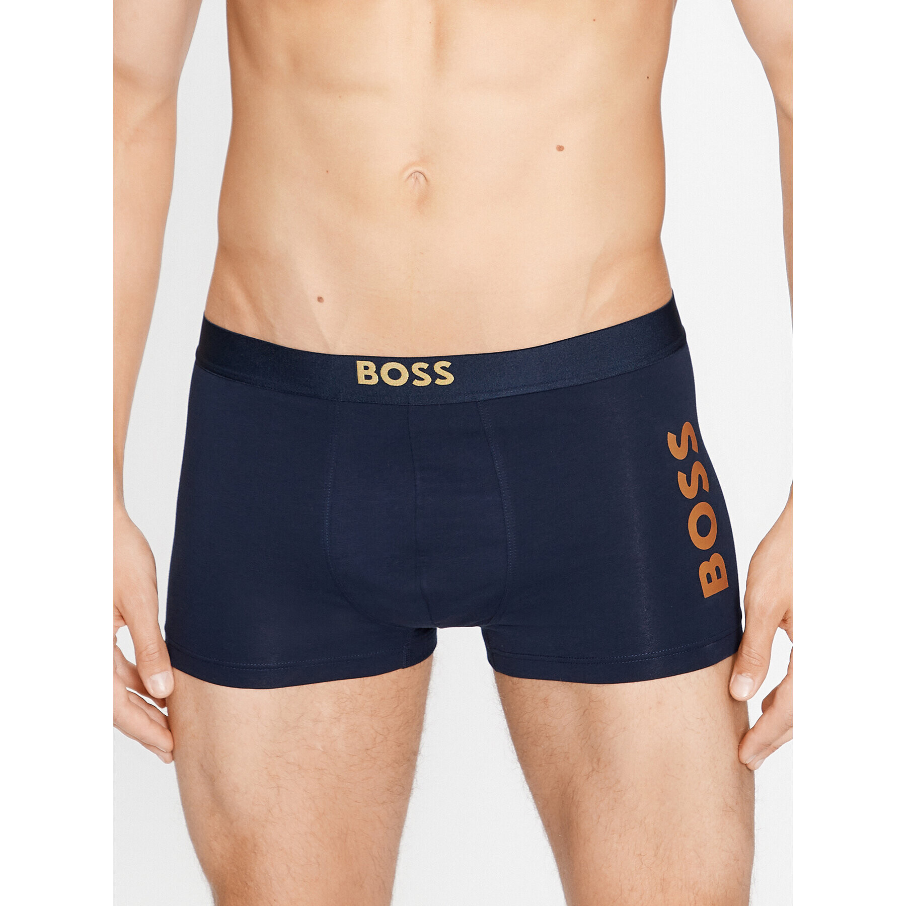 Boss Boxerky Trunk Starlight 50499448 Tmavomodrá - Pepit.sk