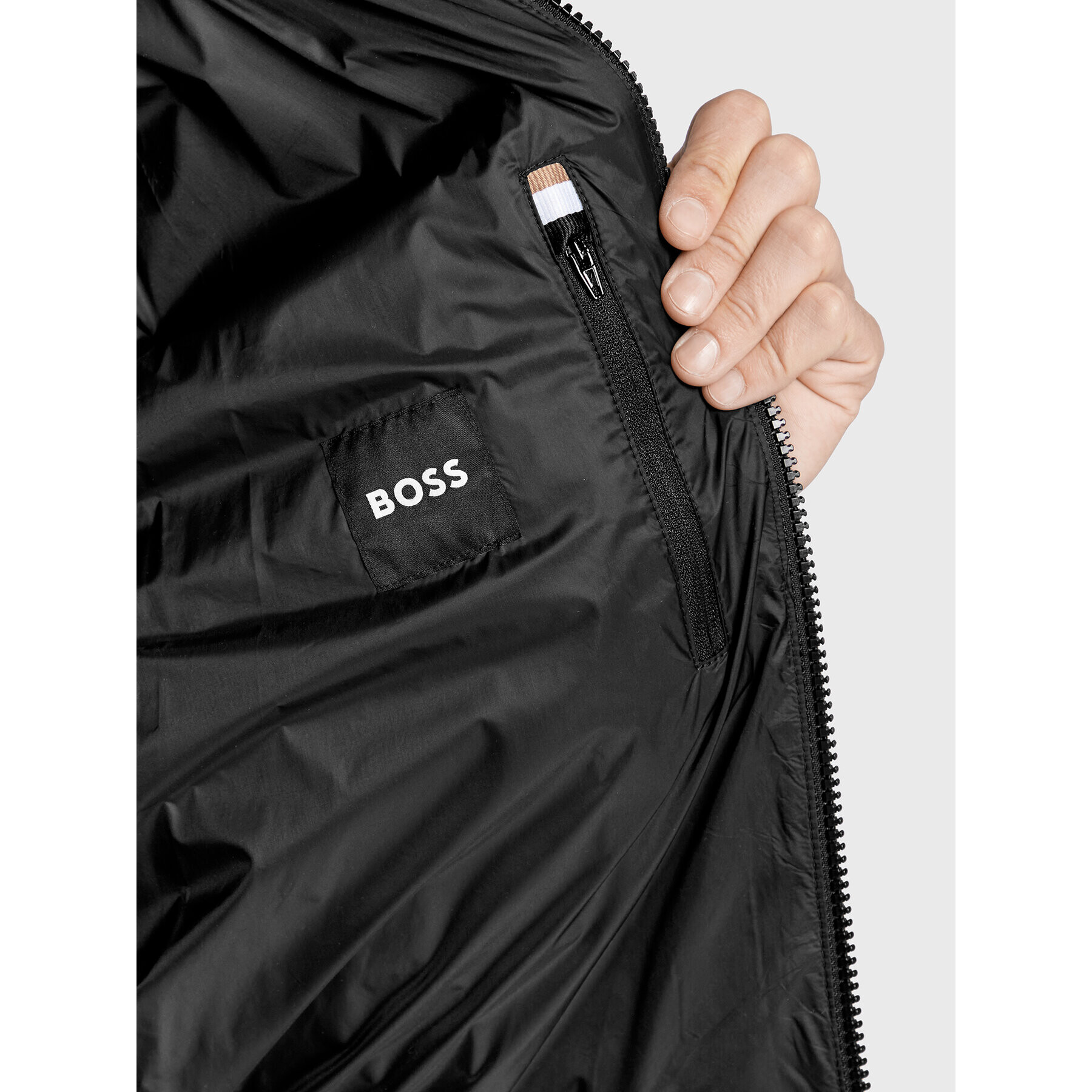 Boss Bundy bomber Costia1 50479241 Čierna Regular Fit - Pepit.sk