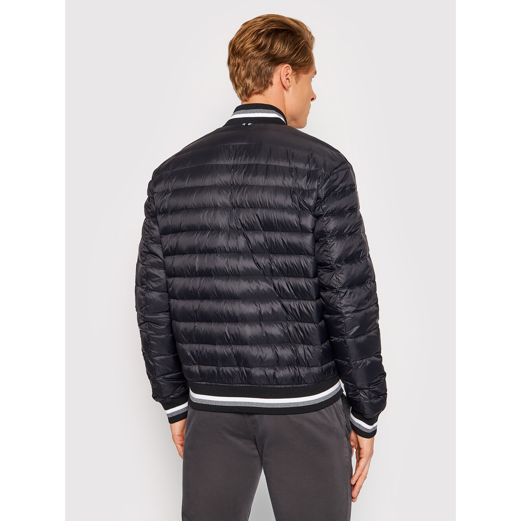 Boss Bundy bomber Danno 50454440 Čierna Regular Fit - Pepit.sk