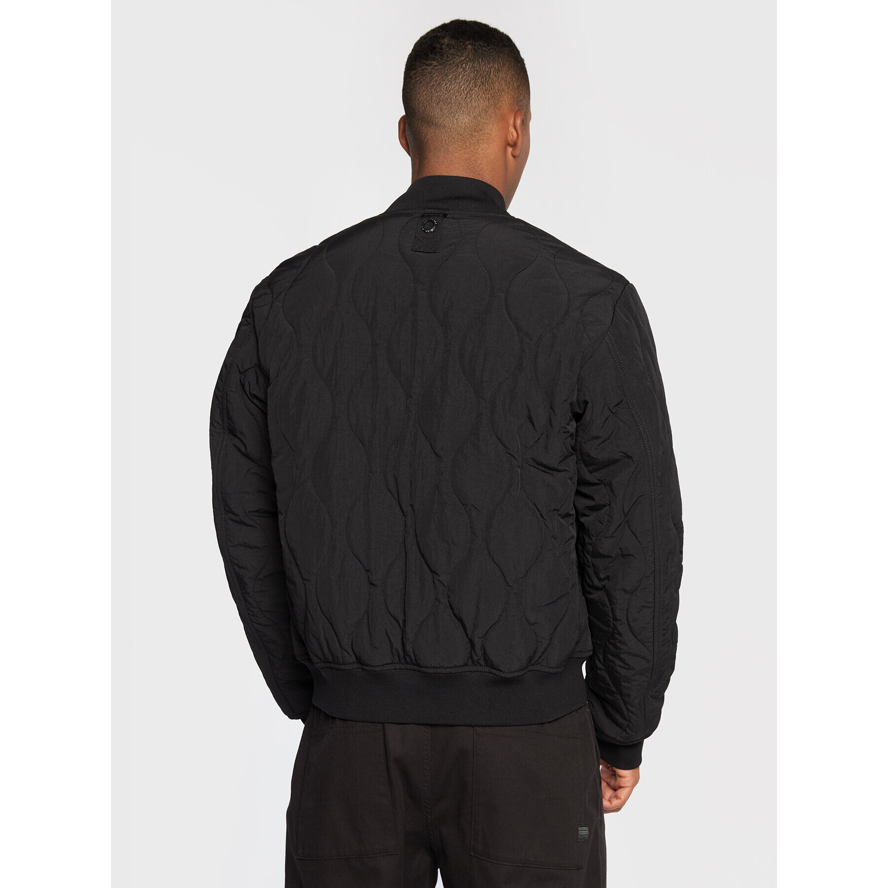 Boss Bundy bomber Oventure 50476056 Čierna Regular Fit - Pepit.sk