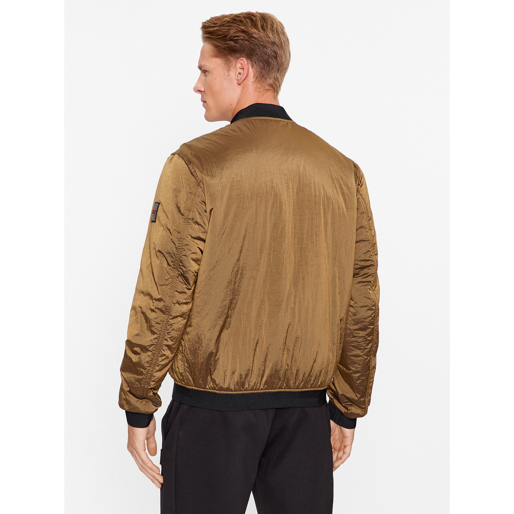 Boss Bundy bomber Overse 50496479 Hnedá Regular Fit - Pepit.sk