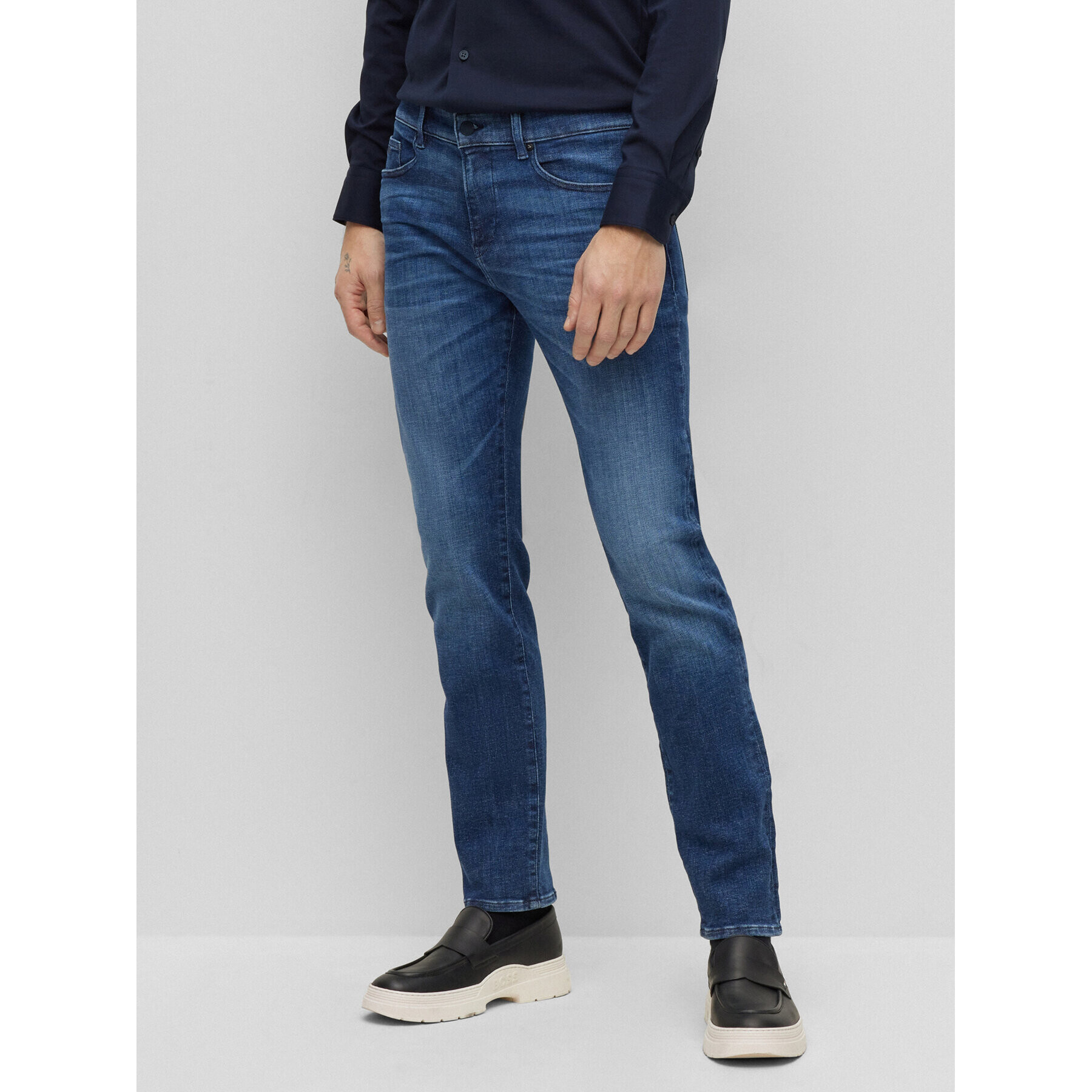 Boss Džínsy 50490518 Modrá Slim Fit - Pepit.sk