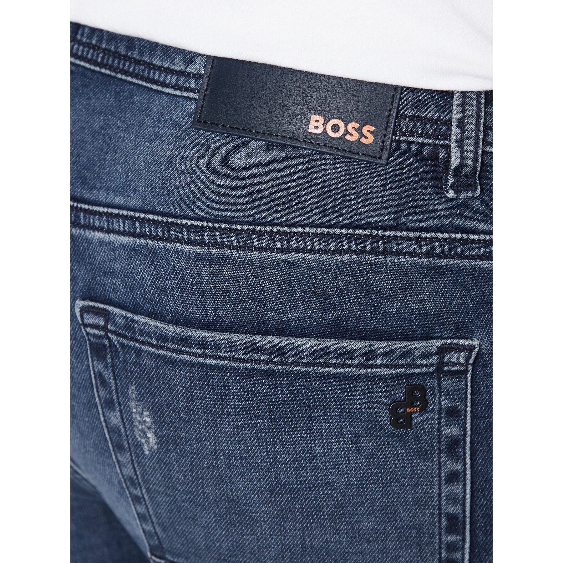 Boss Džínsy 50495962 Modrá Tapered Fit - Pepit.sk