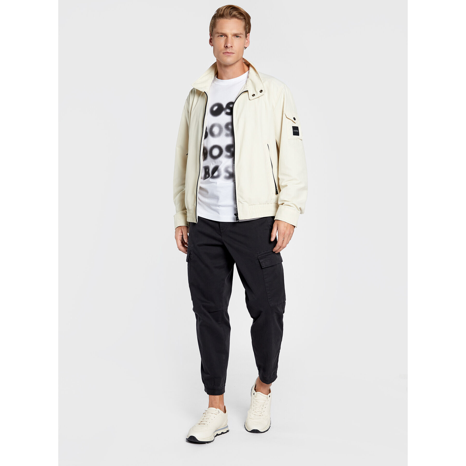 Boss Jogger nohavice Sisla 50477715 Čierna Relaxed Fit - Pepit.sk