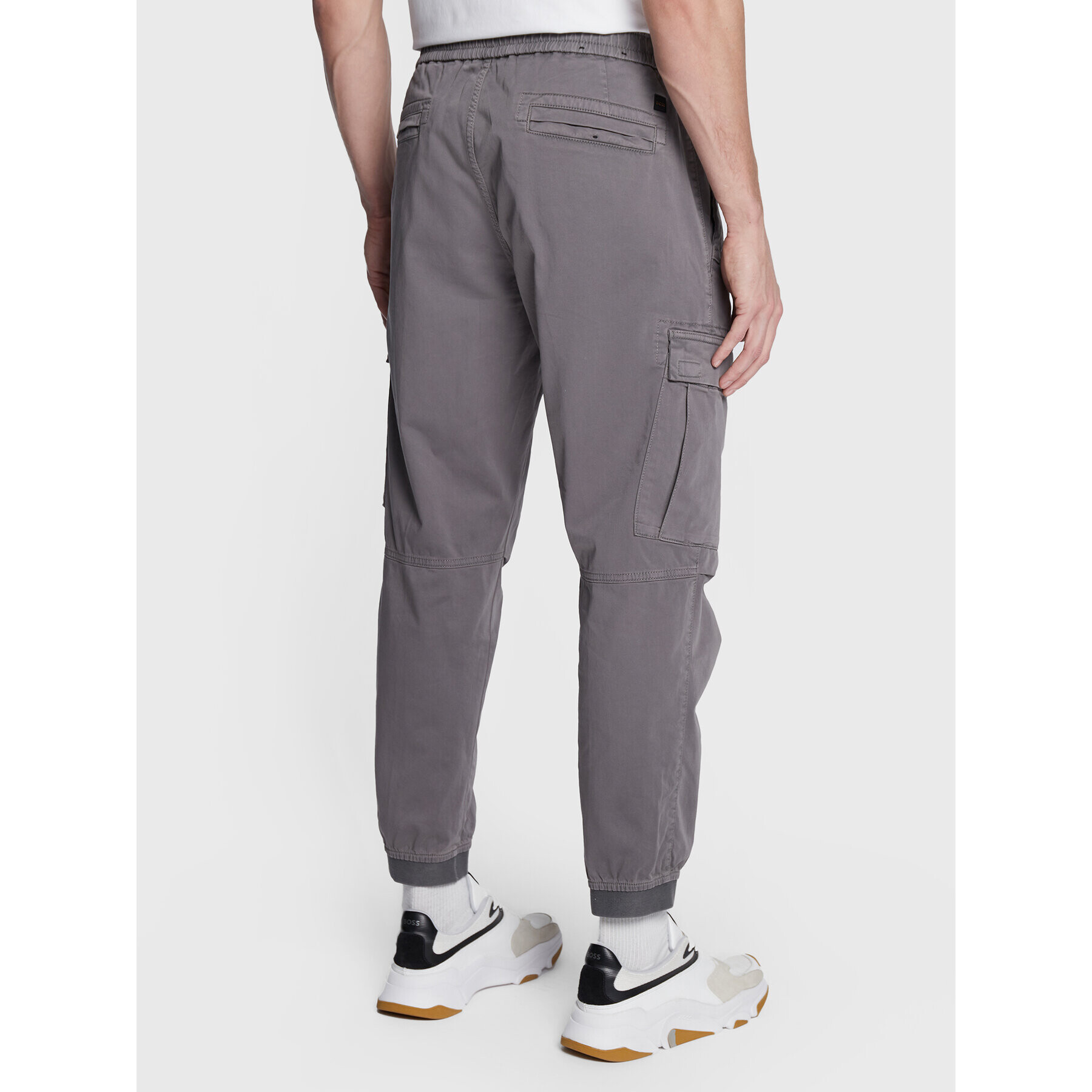 Boss Jogger nohavice Sisla 50477715 Sivá Relaxed Fit - Pepit.sk