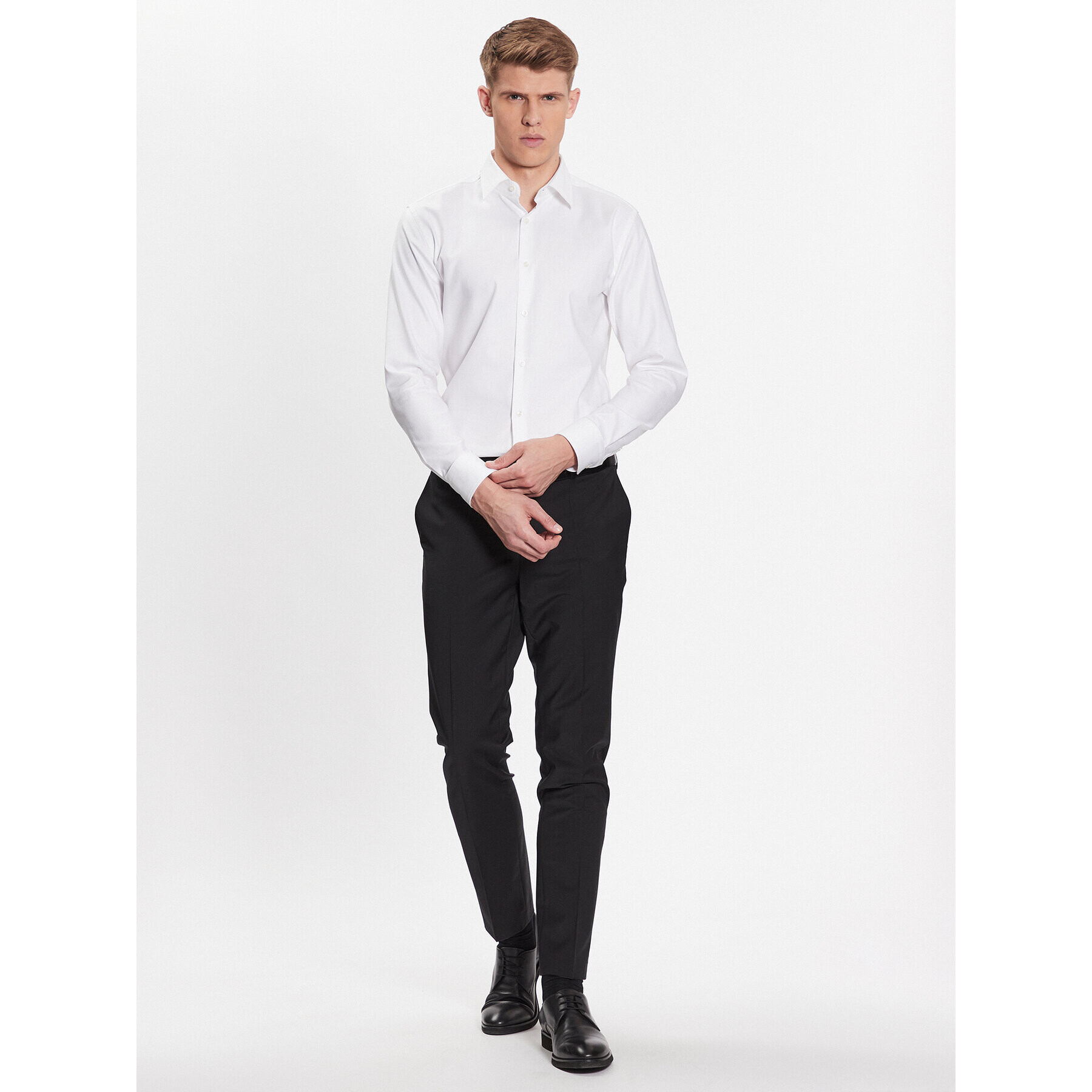 Boss Košeľa 50470583 Biela Slim Fit - Pepit.sk