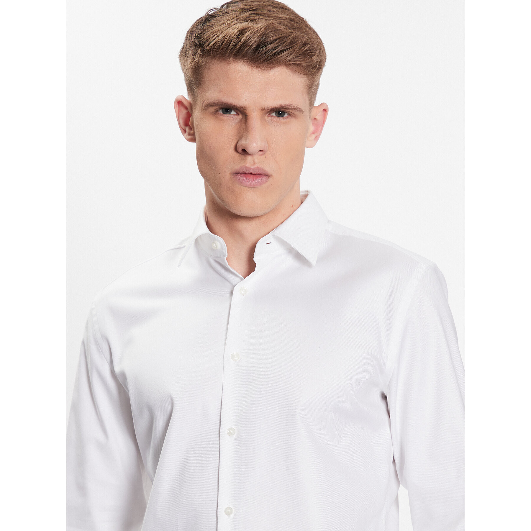 Boss Košeľa 50470583 Biela Slim Fit - Pepit.sk