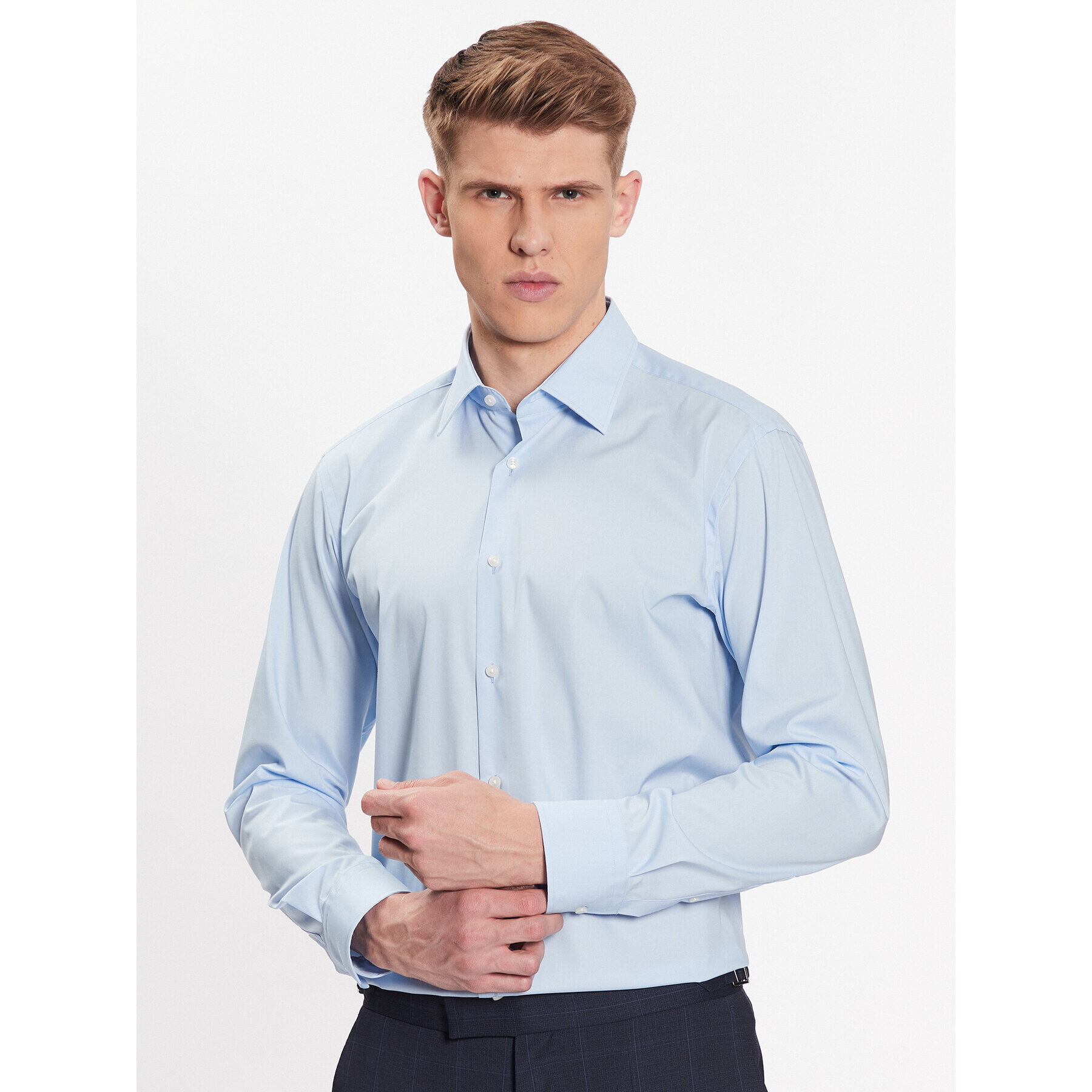 Boss Košeľa 50473265 Modrá Regular Fit - Pepit.sk