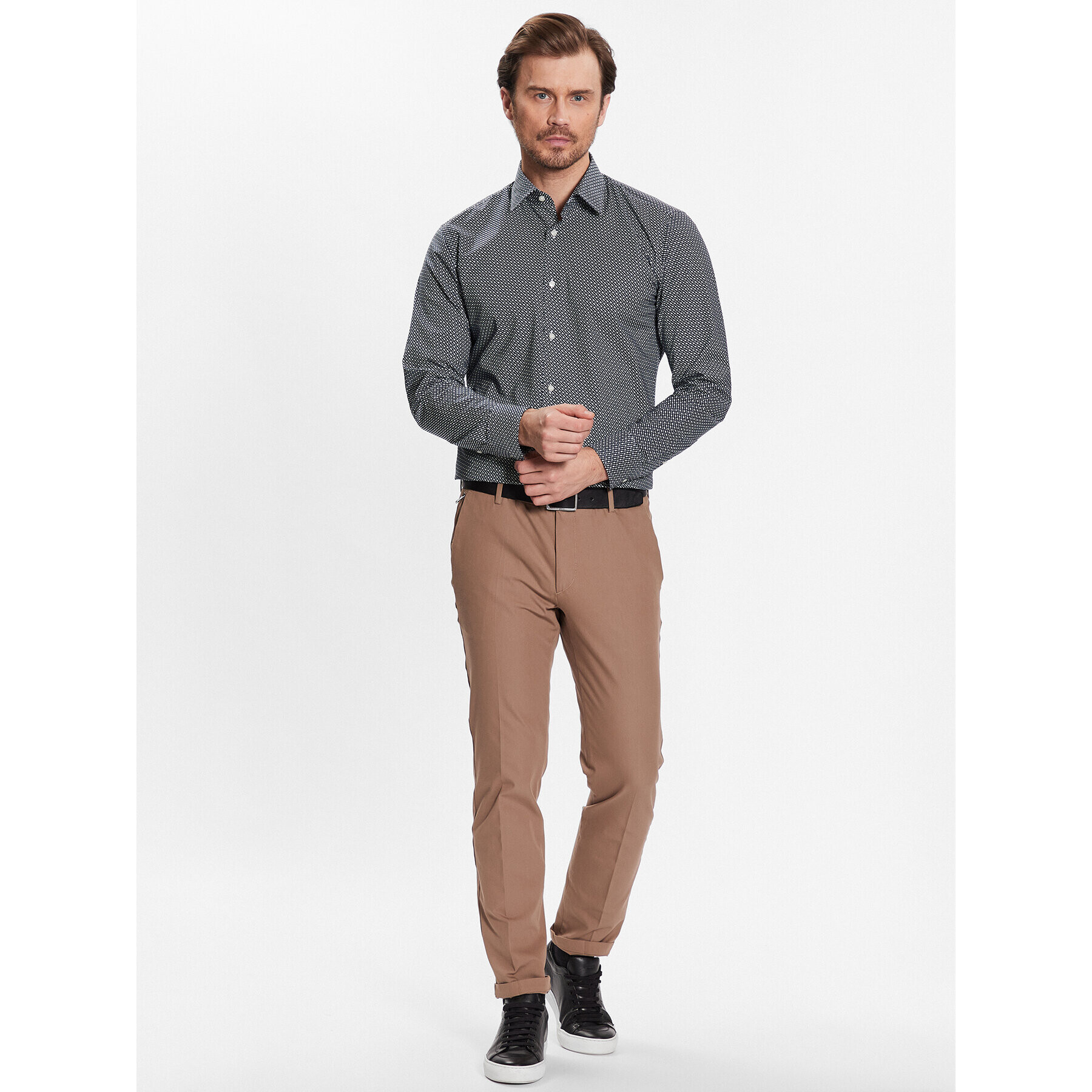 Boss Košeľa 50478620 Modrá Slim Fit - Pepit.sk