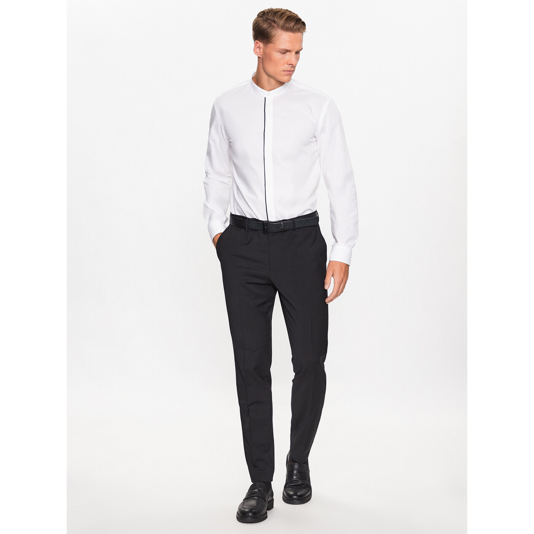 Boss Košeľa 50484506 Biela Slim Fit - Pepit.sk